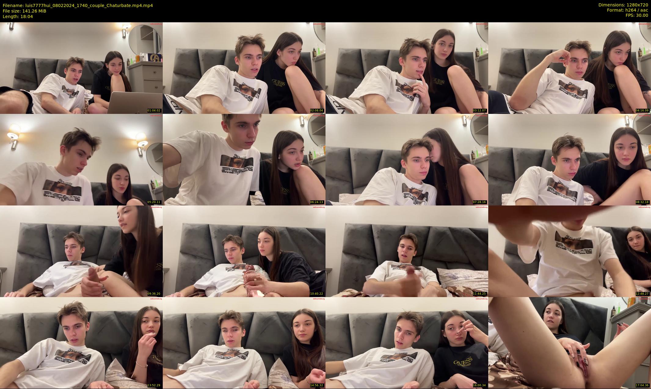 luis7777hui — 19 minute Chaturbate couple cam show recording, 720p, Feb 8, 2024