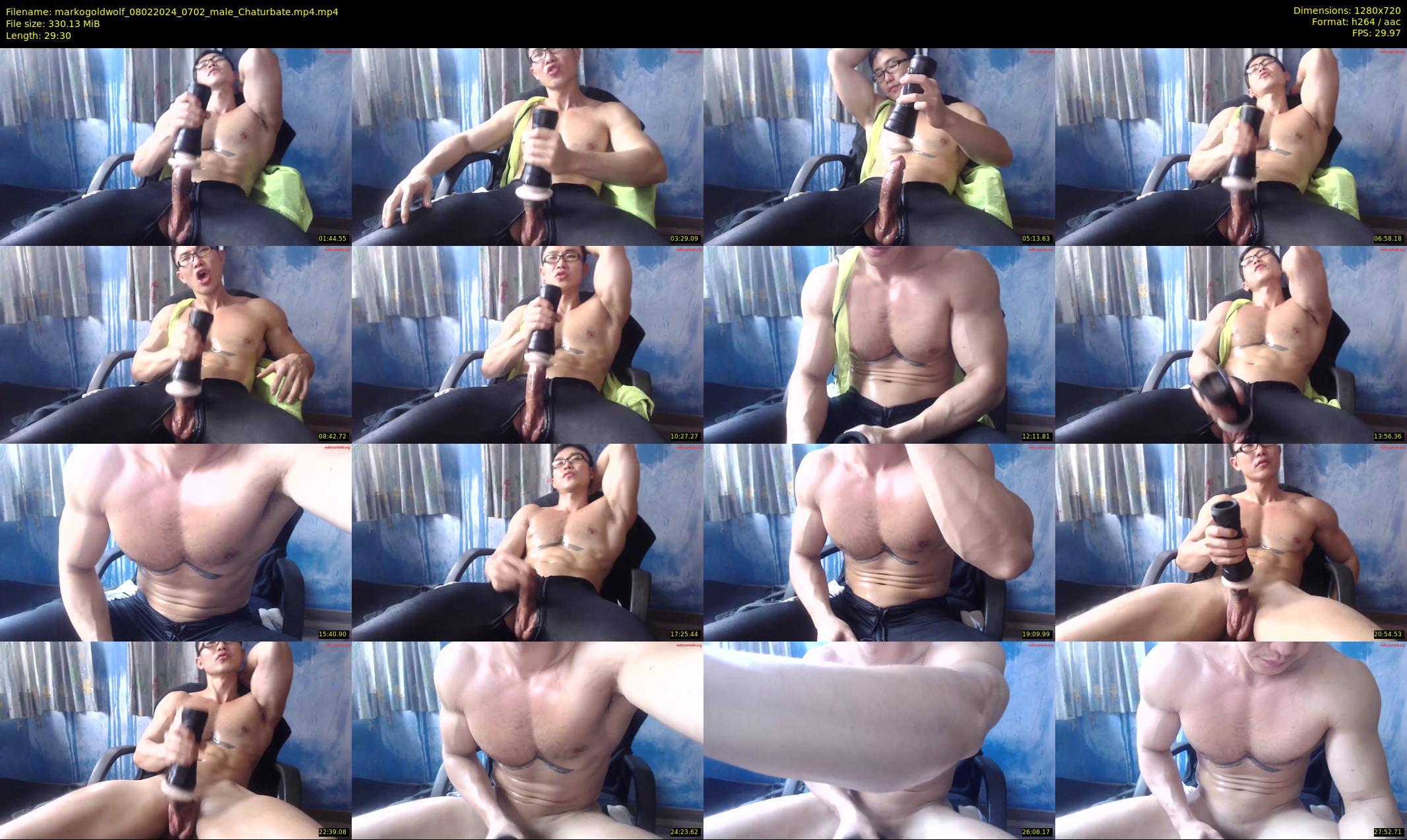 markogoldwolf — 30 minute Chaturbate male cam show recording, 720p, Feb 8, 2024