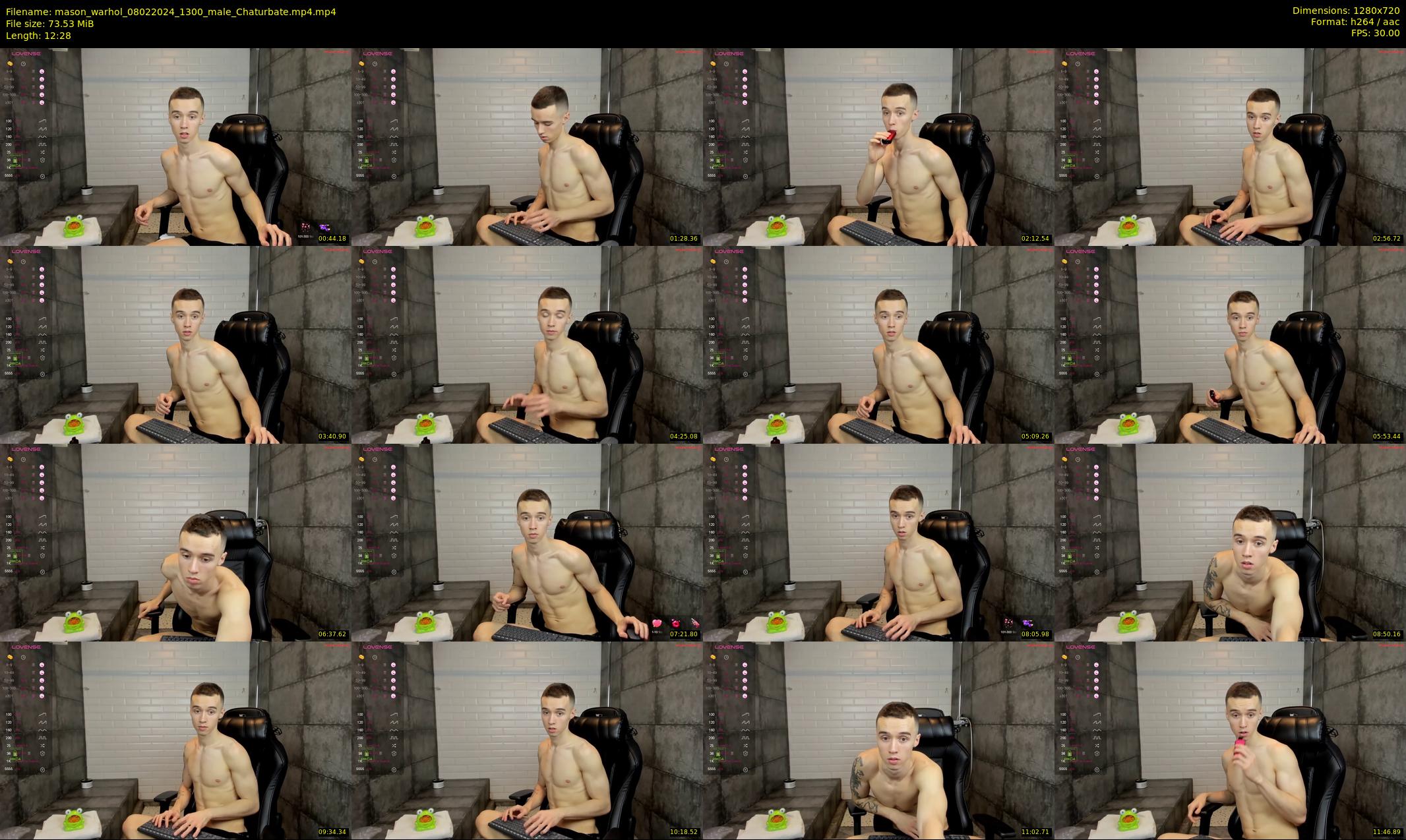 mason_warhol — 13 minute Chaturbate male cam show recording, 720p, Feb 8, 2024