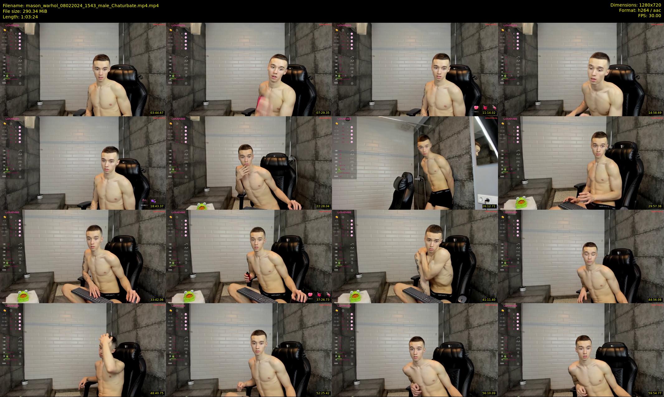 mason_warhol — 64 minute Chaturbate male cam show recording, 720p, Feb 8, 2024