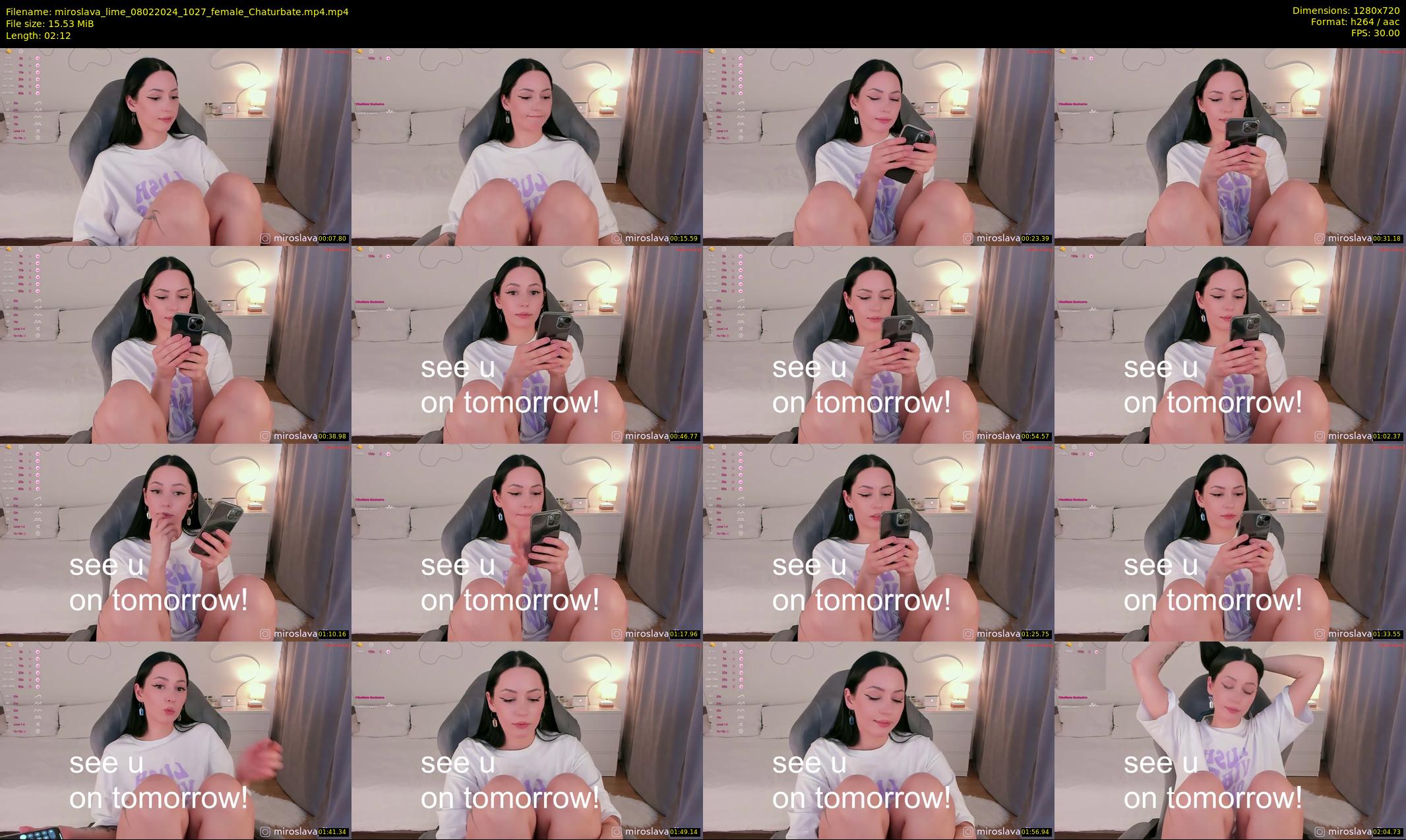 miroslava_lime — 3 minute Chaturbate female cam show recording, 720p, Feb 8, 2024