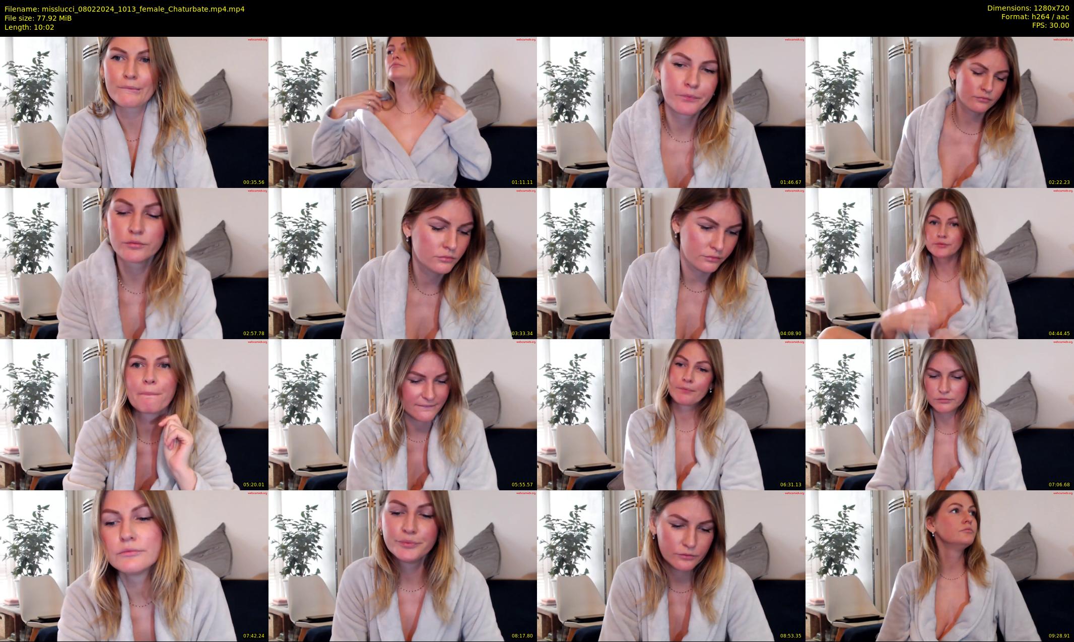 misslucci — 11 minute Chaturbate female cam show recording, 720p, Feb 8, 2024
