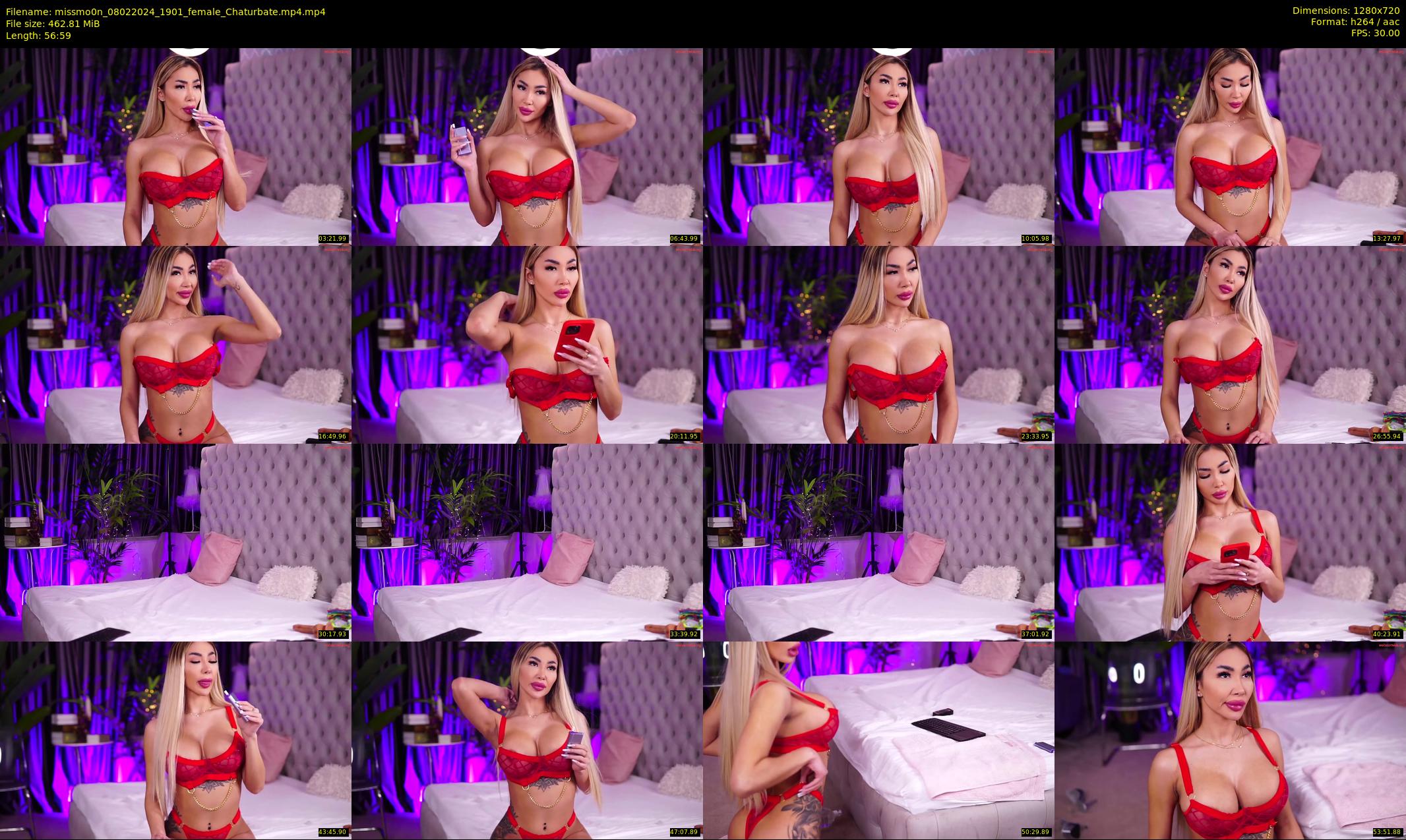 missmo0n — 57 minute Chaturbate female cam show recording, 720p, Feb 8, 2024