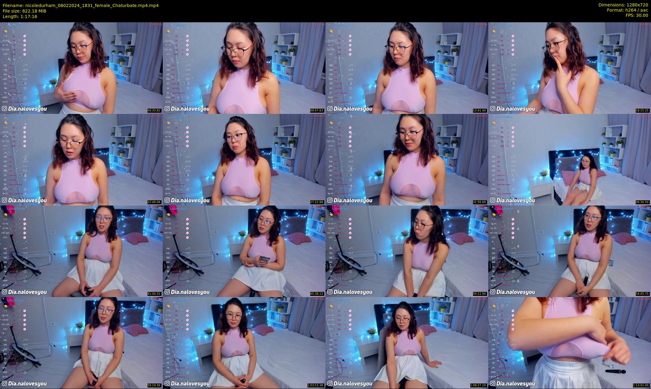 nicoledurham — 78 minute Chaturbate female cam show recording, 720p, Feb 8, 2024