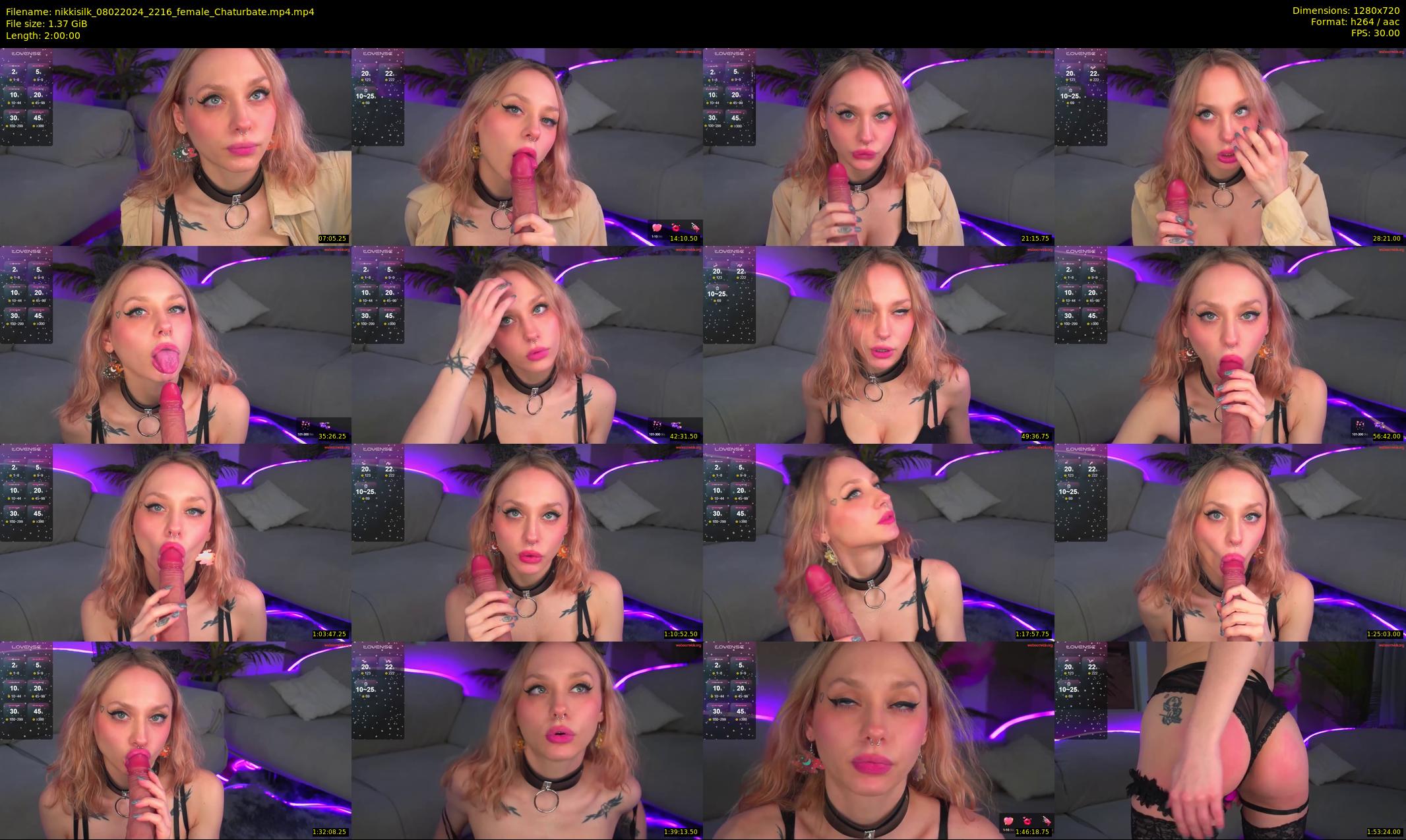 nikkisilk — 120 minute Chaturbate female cam show recording, 720p, Feb 8, 2024