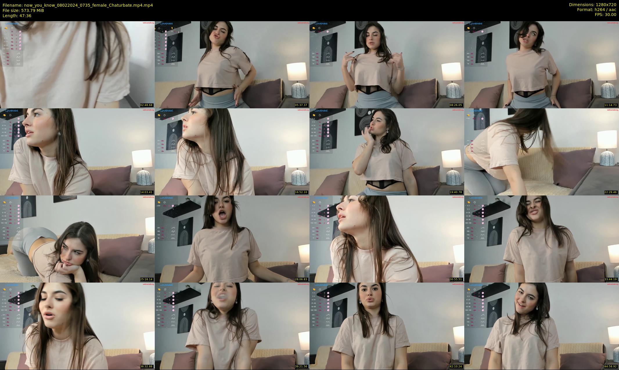 now_you_know — 48 minute Chaturbate female cam show recording, 720p, Feb 8, 2024
