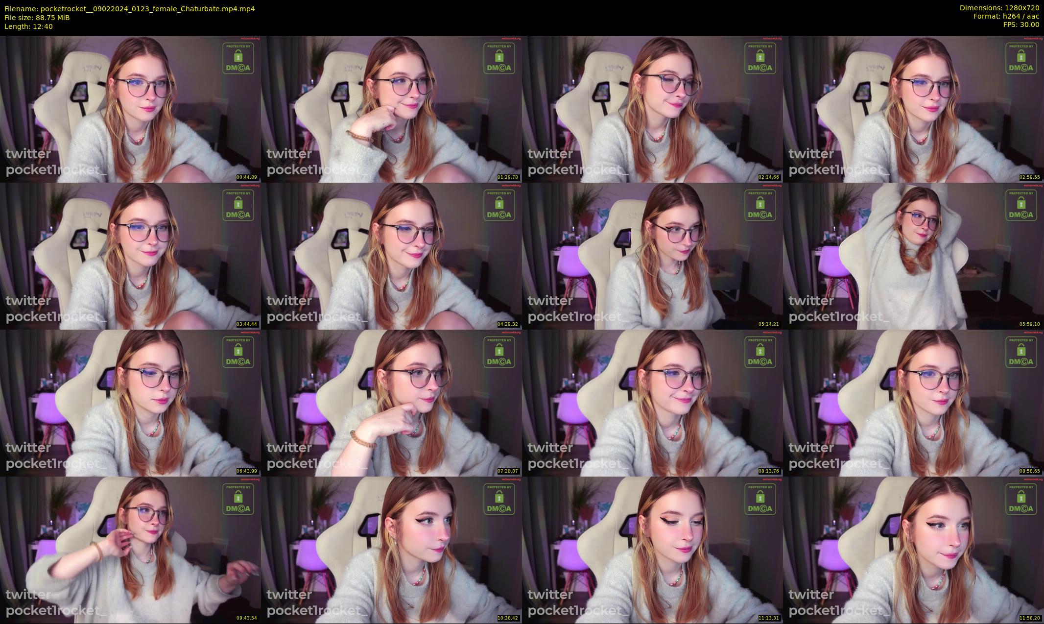 pocketrocket_ — 13 minute Chaturbate female cam show recording, 720p, Feb 9, 2024