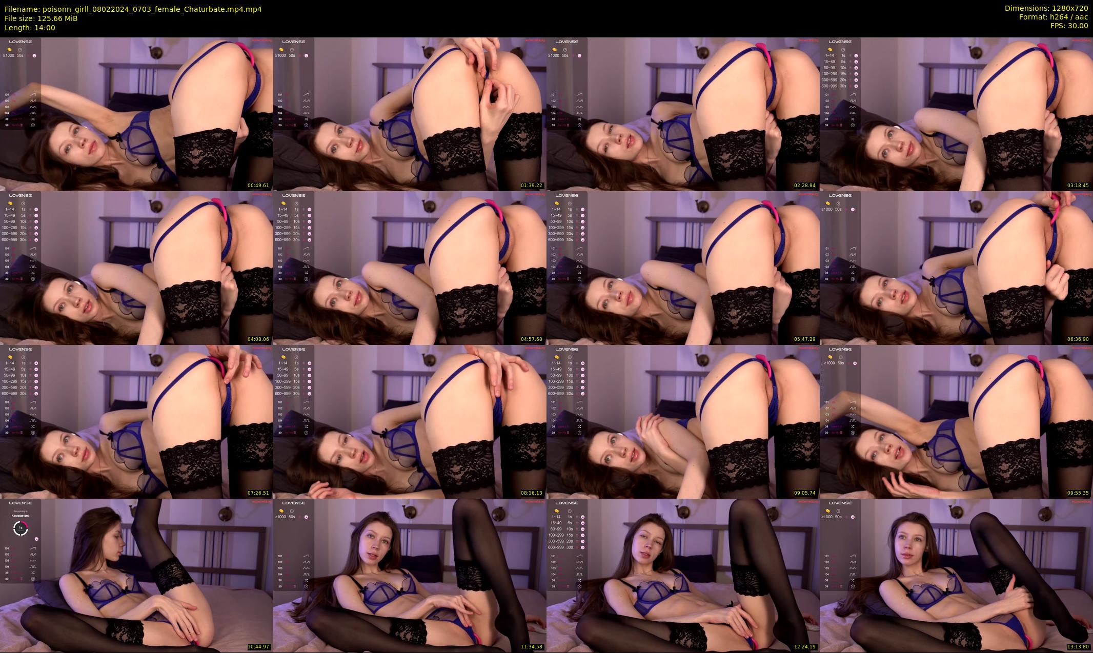 poisonn_girll — 14 minute Chaturbate female cam show recording, 720p, Feb 8, 2024