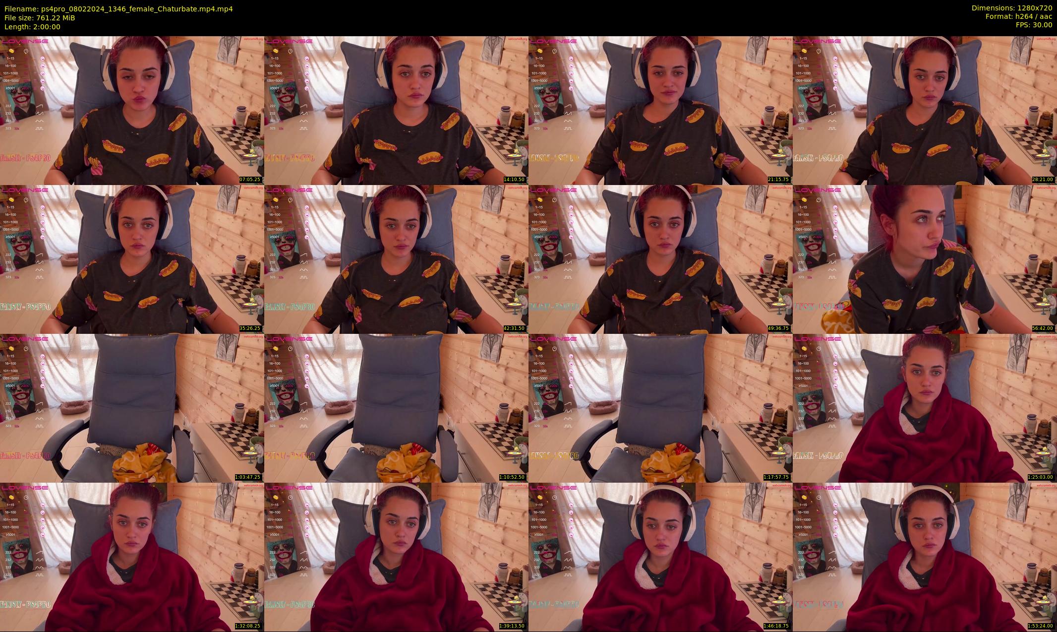 ps4pro — 120 minute Chaturbate female cam show recording, 720p, Feb 8, 2024