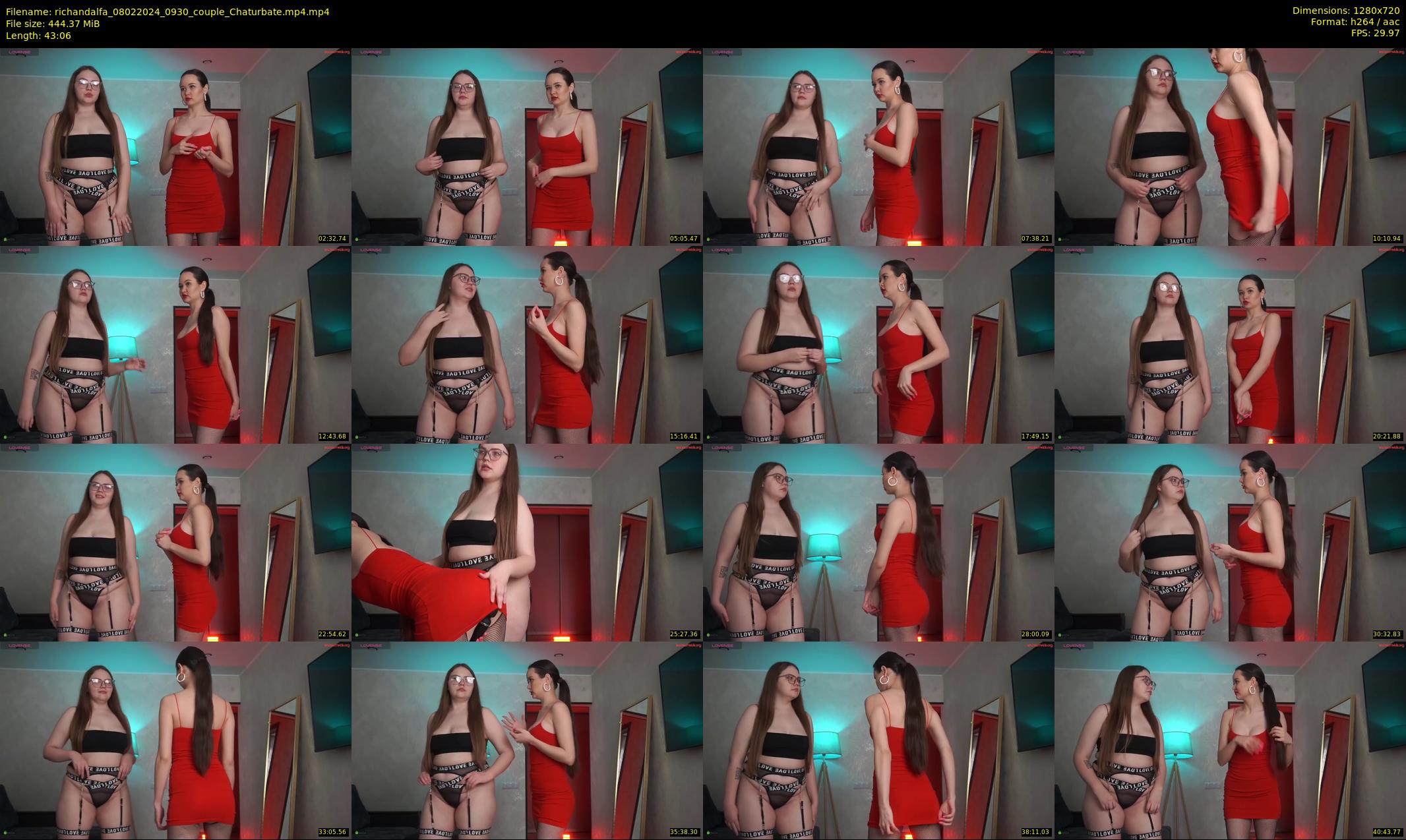richandalfa — 44 minute Chaturbate couple cam show recording, 720p, Feb 8, 2024