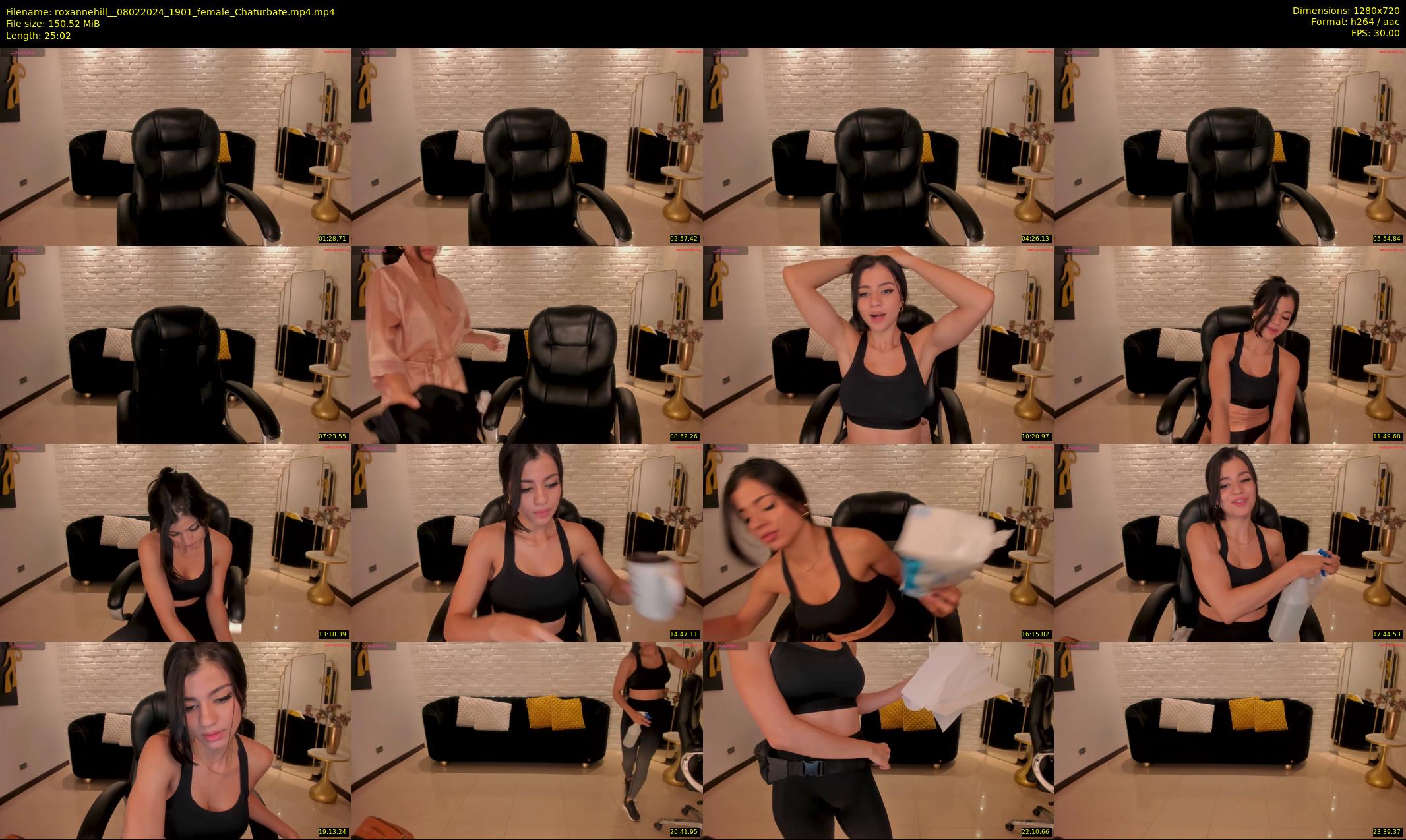 roxannehill_ — 26 minute Chaturbate female cam show recording, 720p, Feb 8, 2024