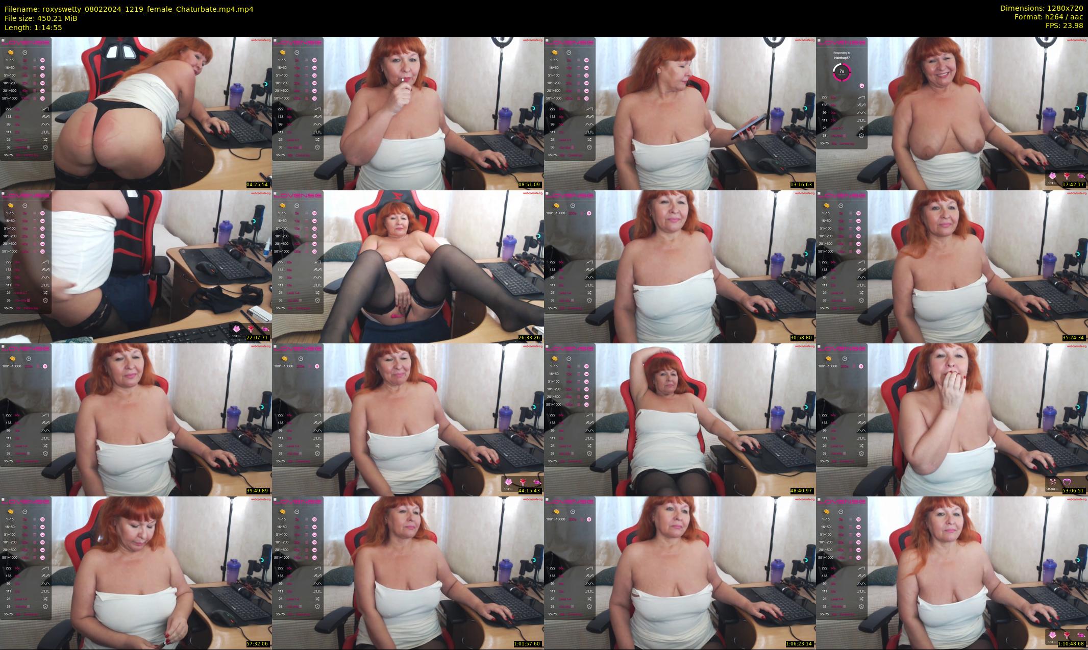 roxyswetty — 75 minute Chaturbate female cam show recording, 720p, Feb 8, 2024
