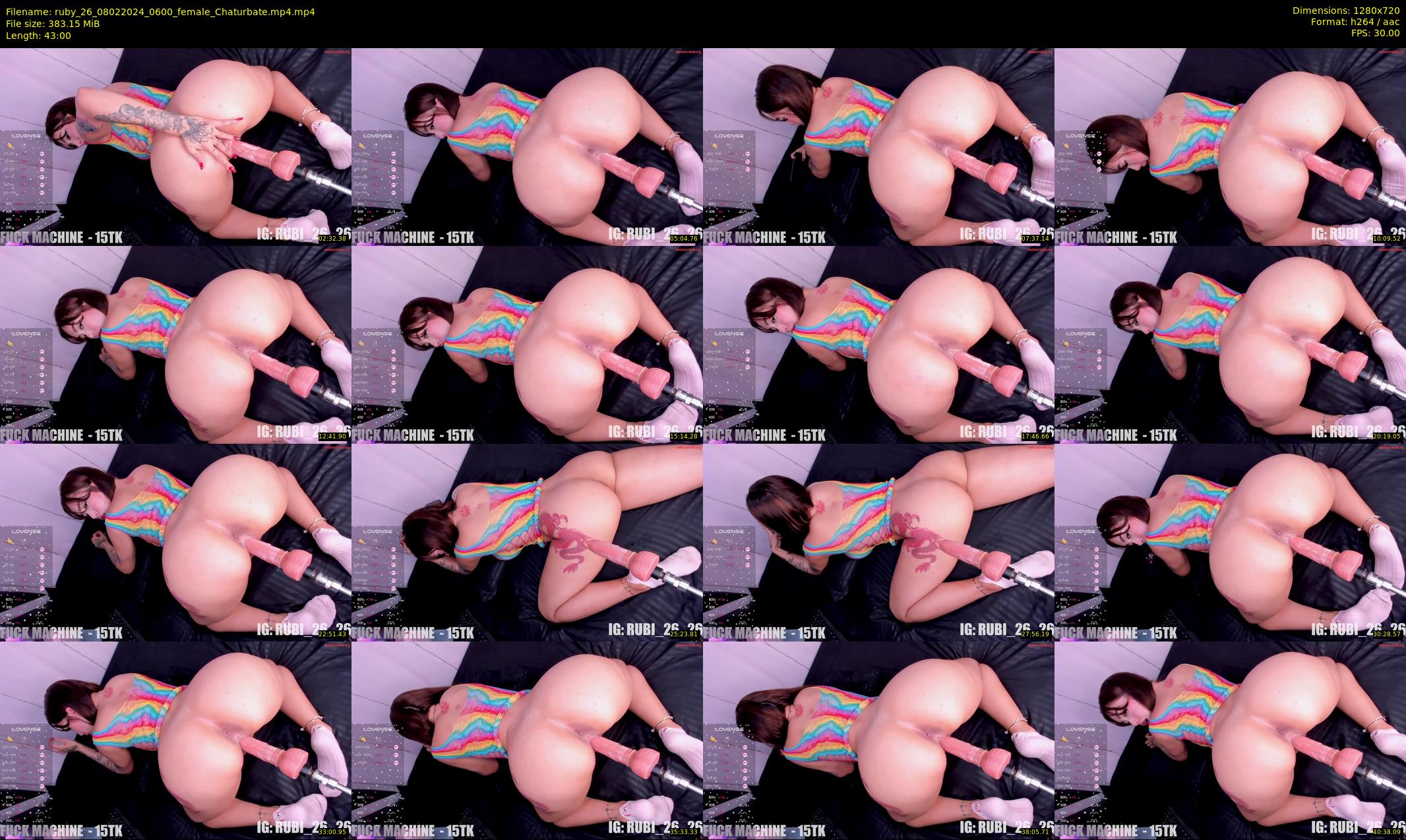 ruby_26 — 43 minute Chaturbate female cam show recording, 720p, Feb 8, 2024