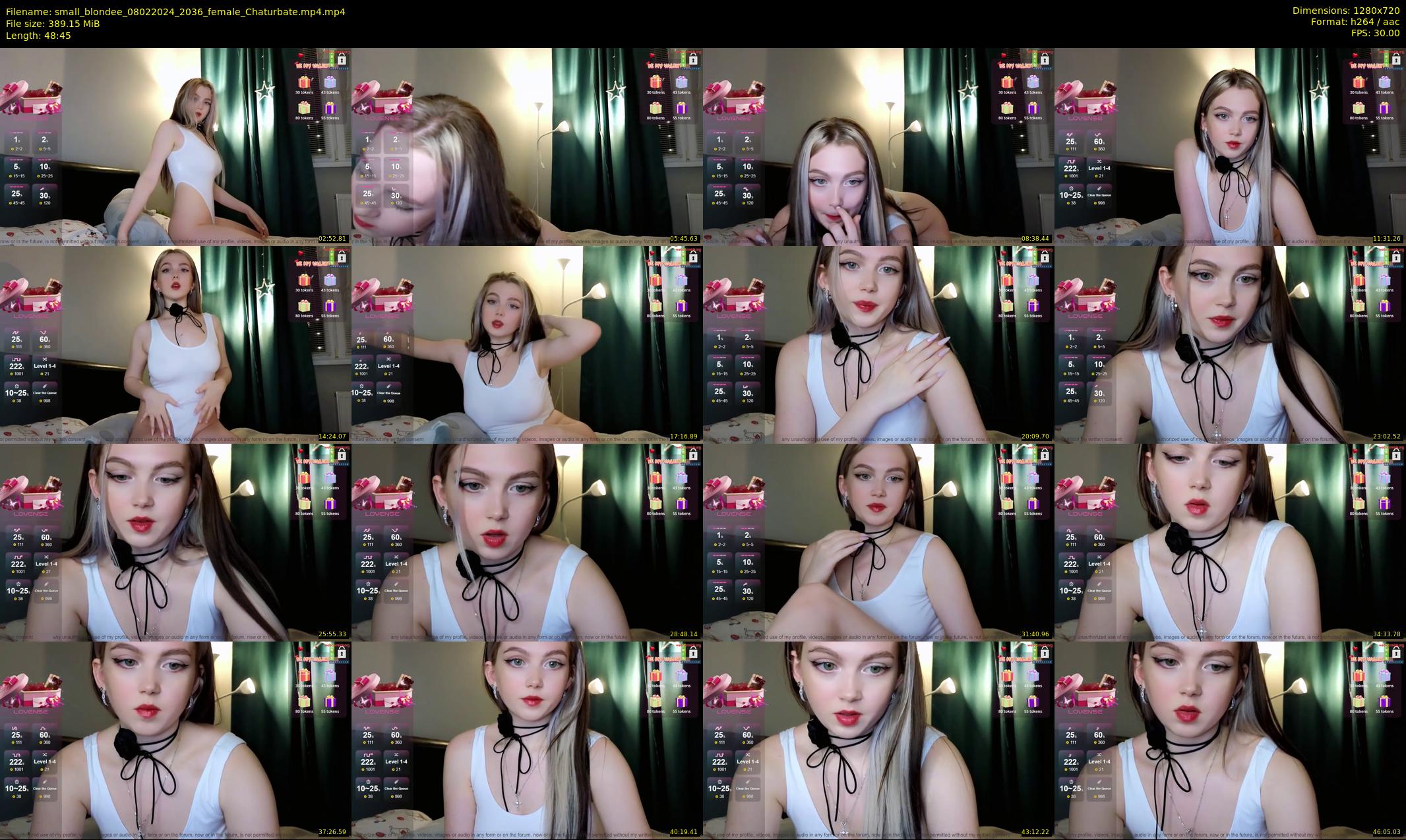 small_blondee — 49 minute Chaturbate female cam show recording, 720p, Feb 8, 2024