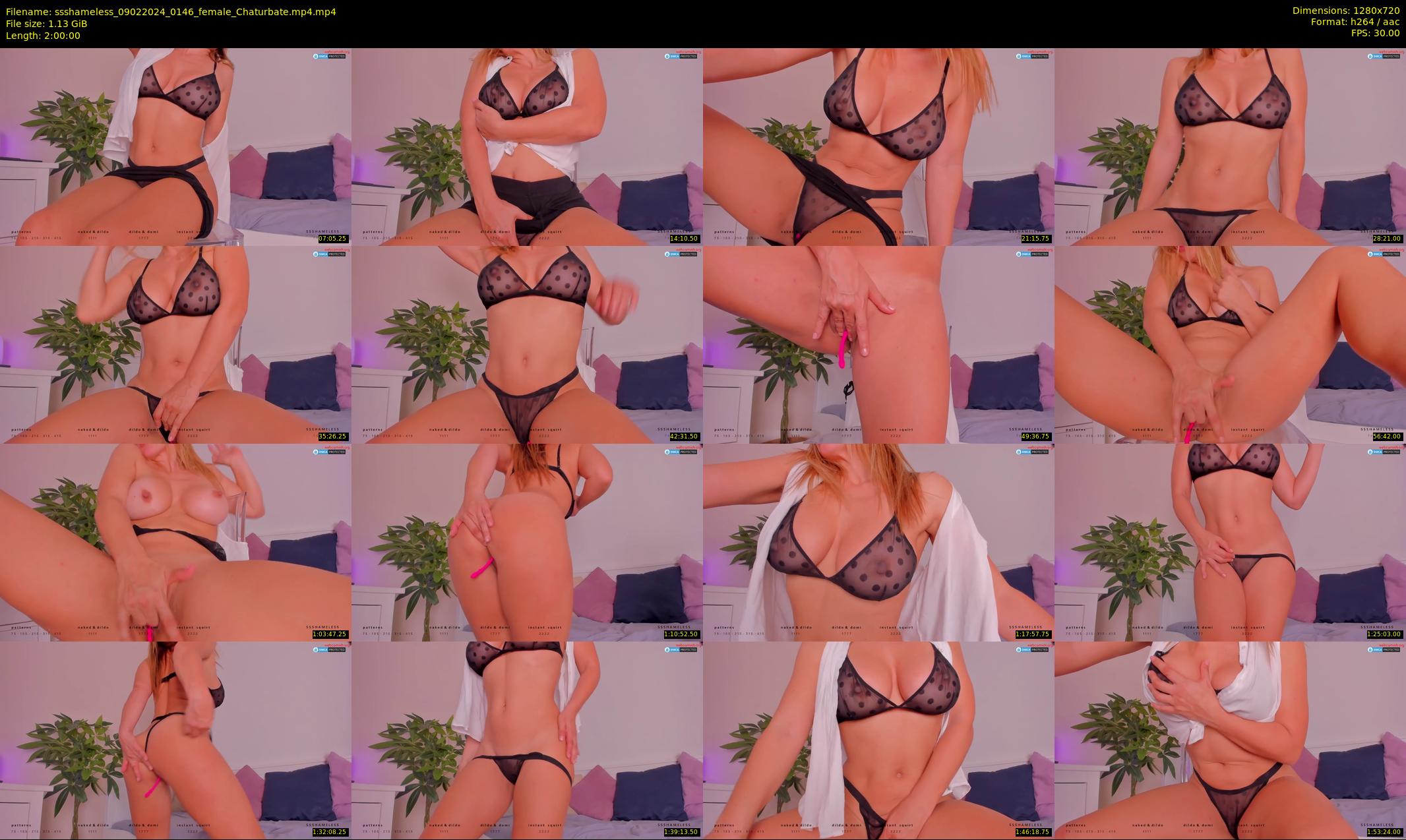 ssshameless — 120 minute Chaturbate female cam show recording, 720p, Feb 9, 2024