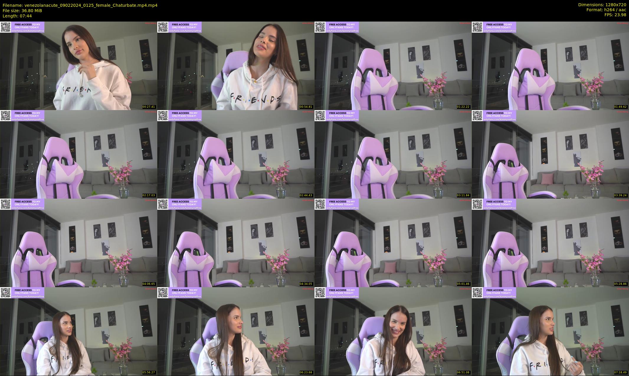 venezolanacute — 8 minute Chaturbate female cam show recording, 720p, Feb 9, 2024
