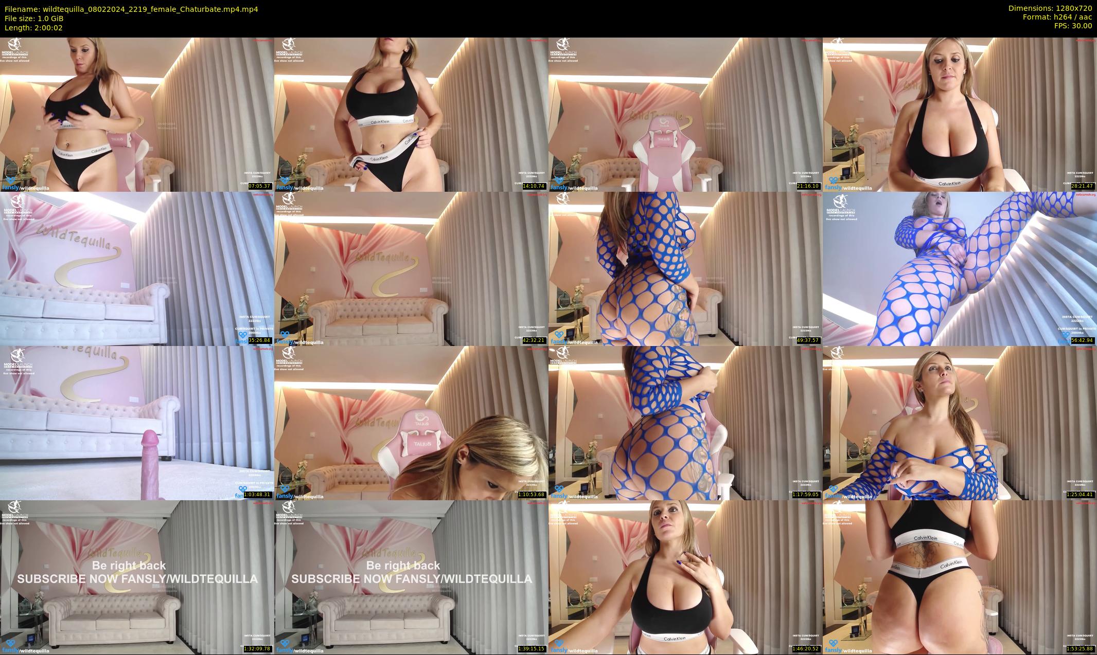 wildtequilla — 121 minute Chaturbate couple cam show recording, 720p, Feb 8, 2024