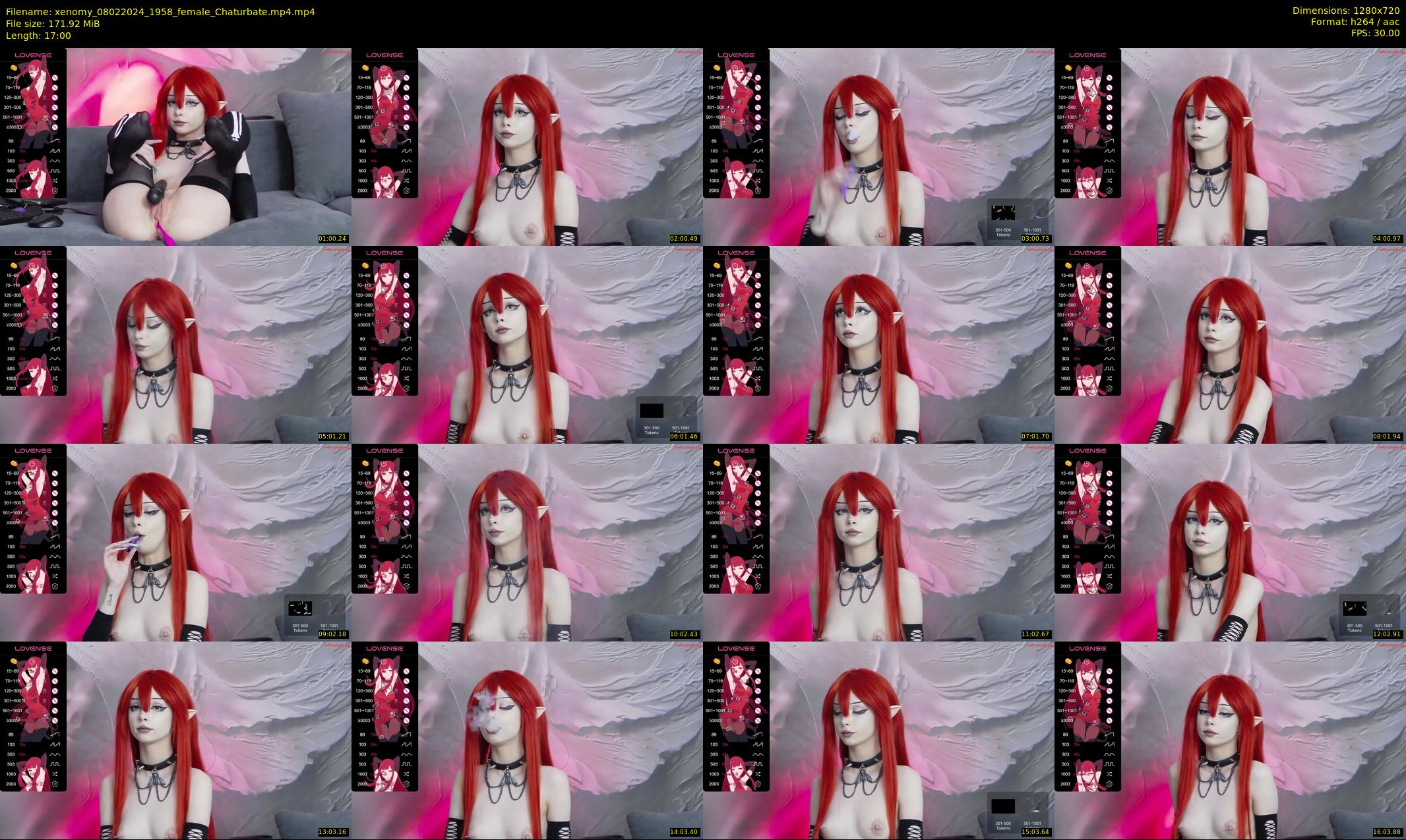 xenomy — 17 minute Chaturbate female cam show recording, 720p, Feb 8, 2024