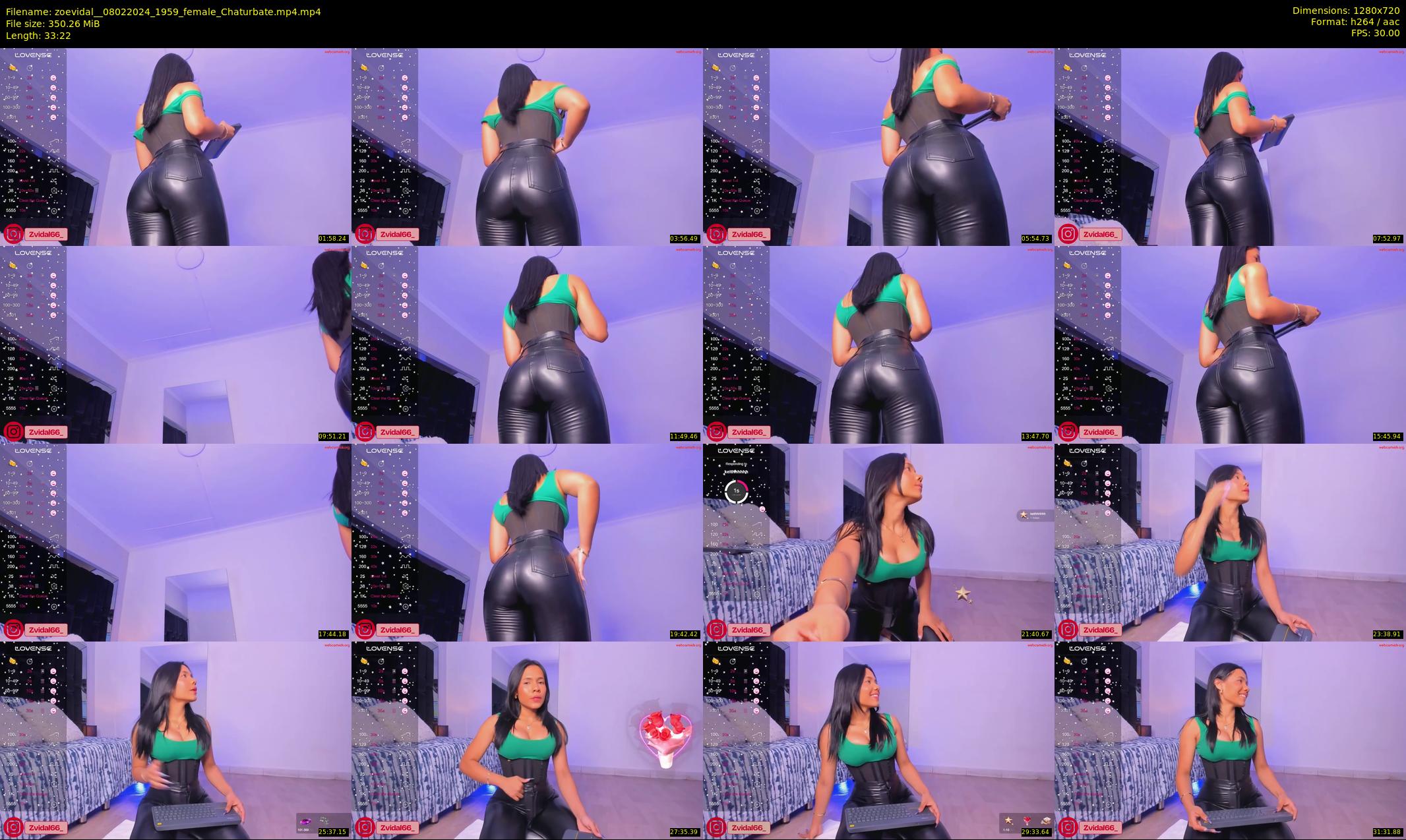 zoevidal_ — 34 minute Chaturbate female cam show recording, 720p, Feb 8, 2024