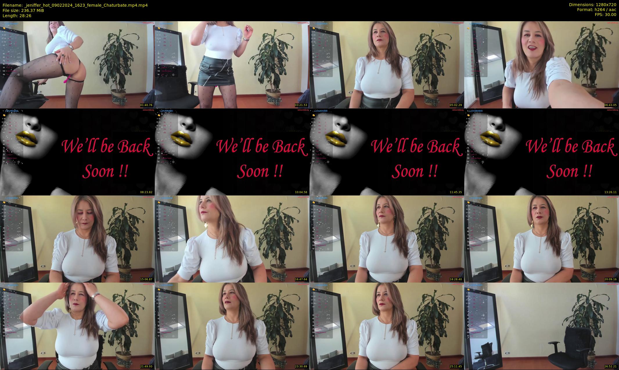 _jeniffer_hot — 29 minute Chaturbate female cam show recording, 720p, Feb 9, 2024