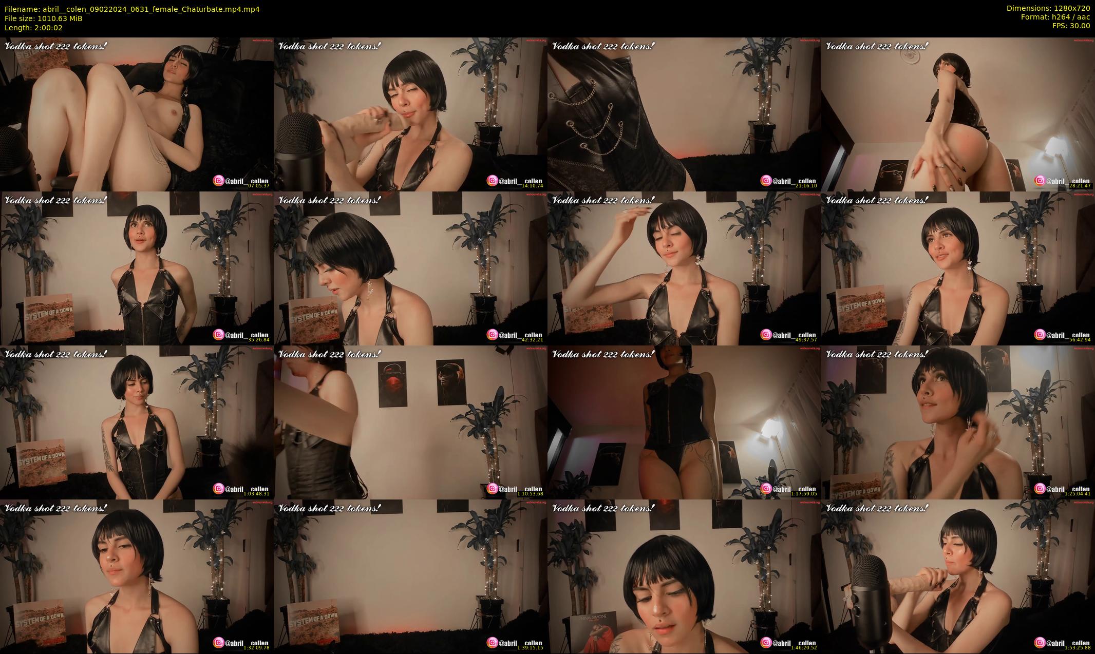 abril__colen — 121 minute Chaturbate female cam show recording, 720p, Feb 9, 2024