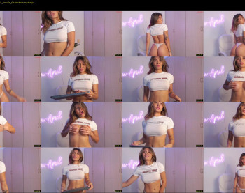 abril_w18 — 8 minute Chaturbate female cam show recording, 720p, Feb 10, 2024
