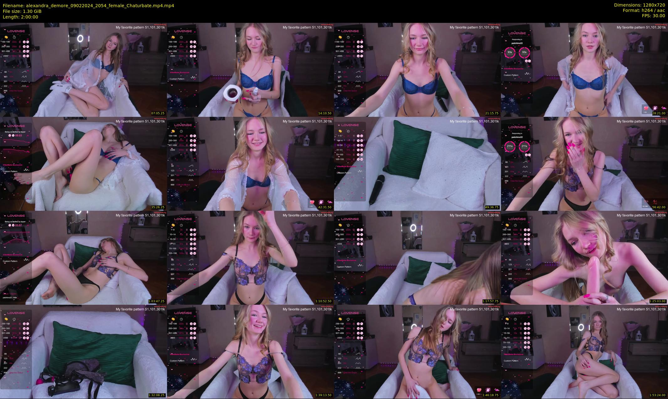 alexandra_demore — 120 minute Chaturbate female cam show recording, 720p, Feb 9, 2024
