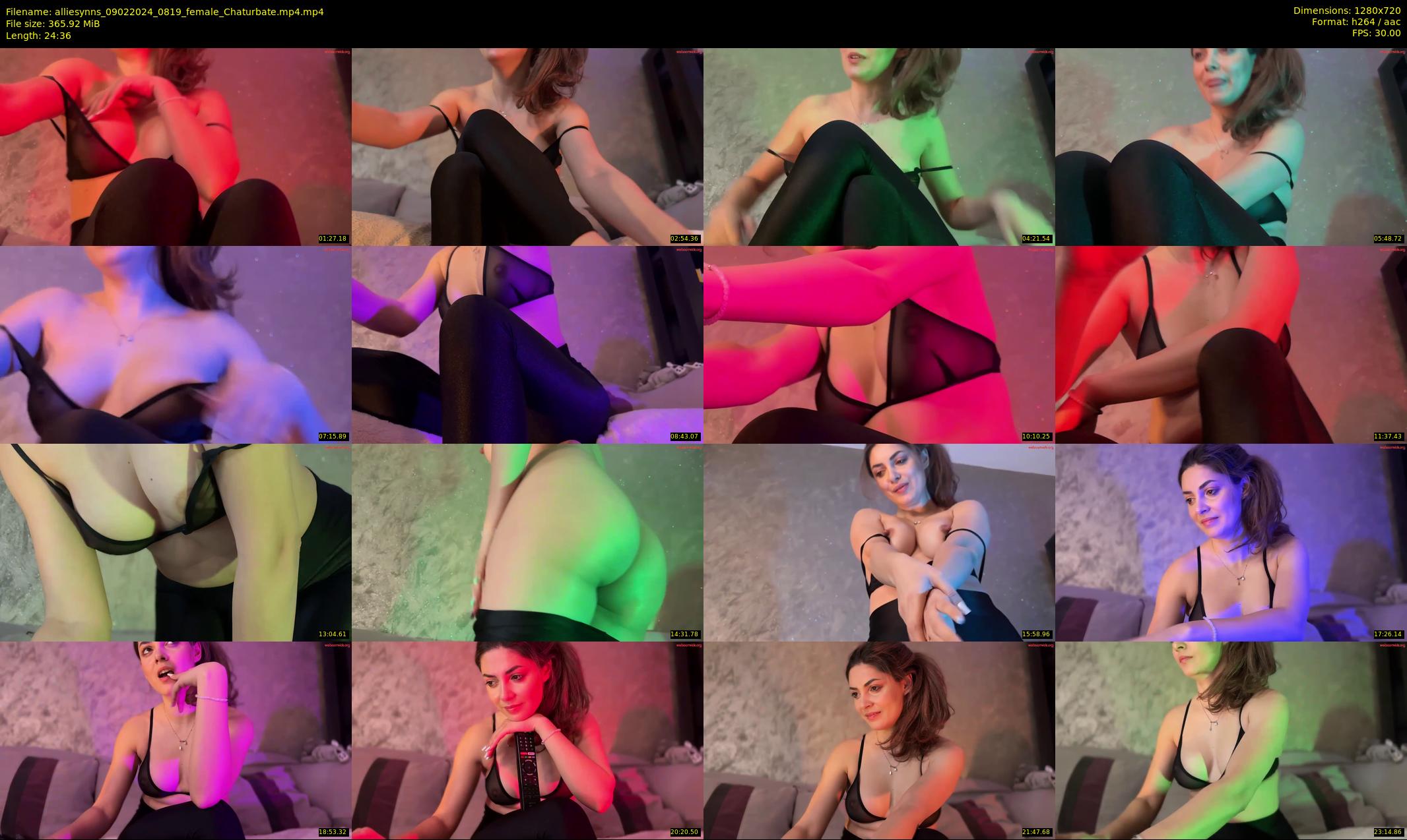 alliesynns — 25 minute Chaturbate female cam show recording, 720p, Feb 9, 2024