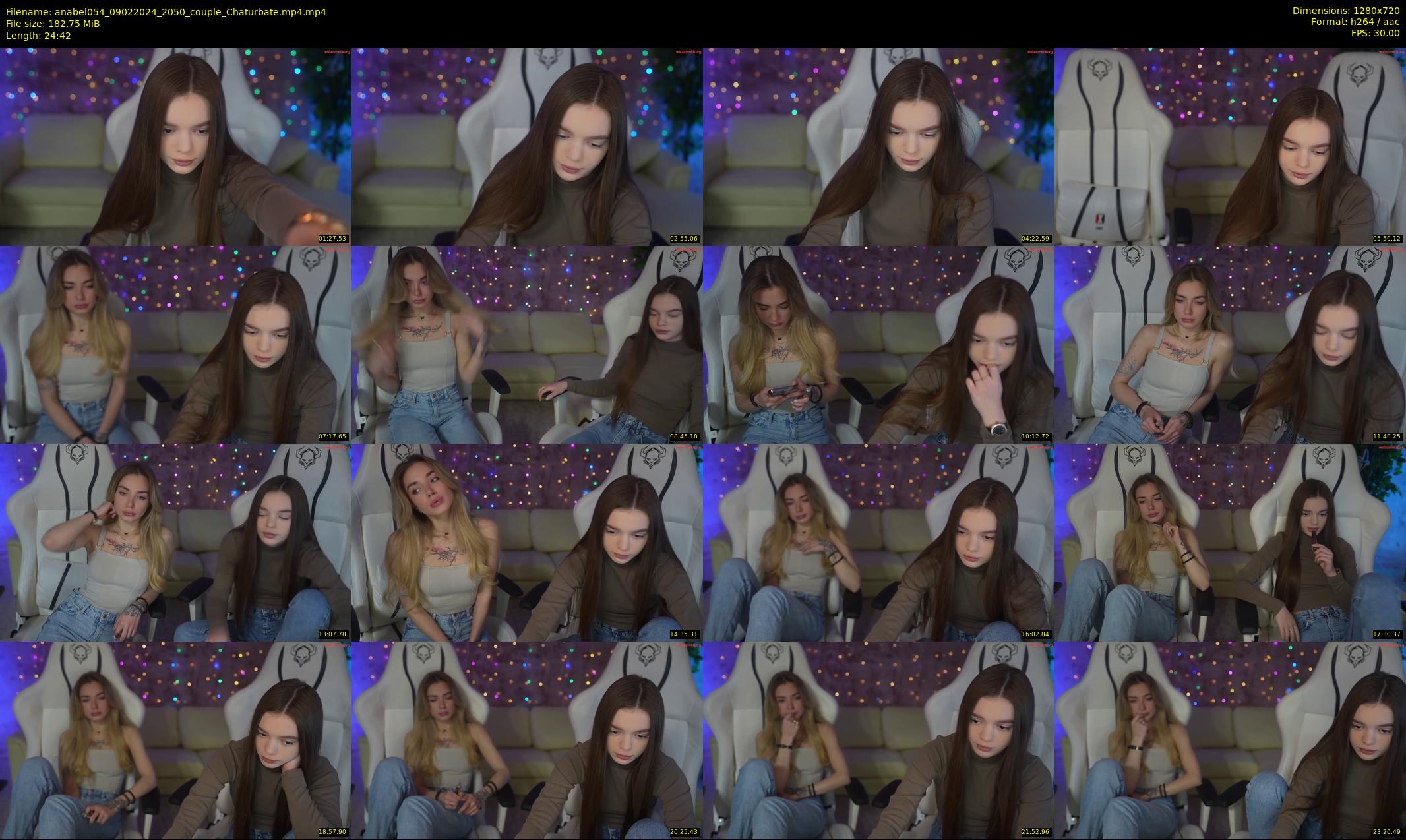 anabel054 — 25 minute Chaturbate female cam show recording, 720p, Feb 9, 2024