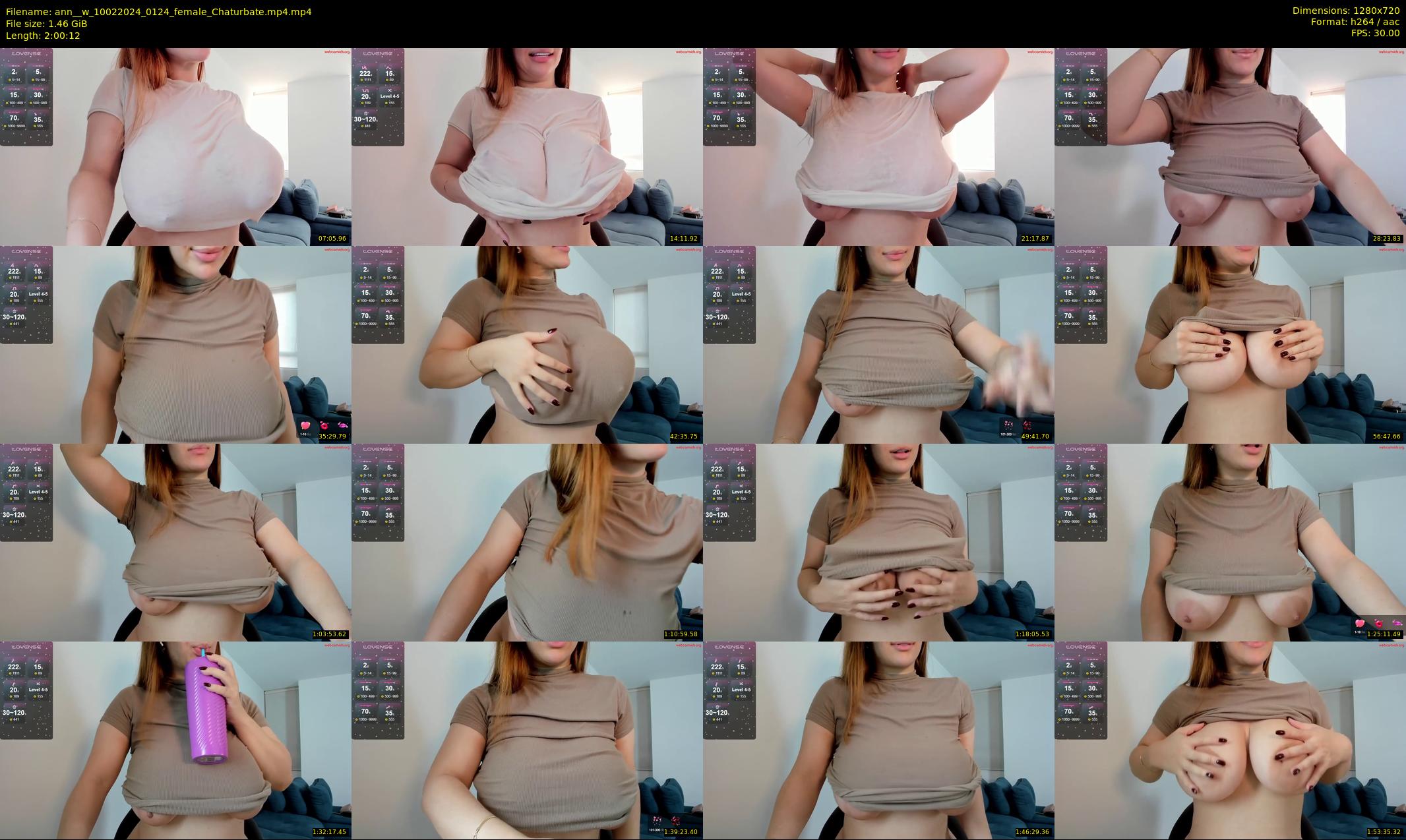 ann__w — 121 minute Chaturbate female cam show recording, 720p, Feb 10, 2024