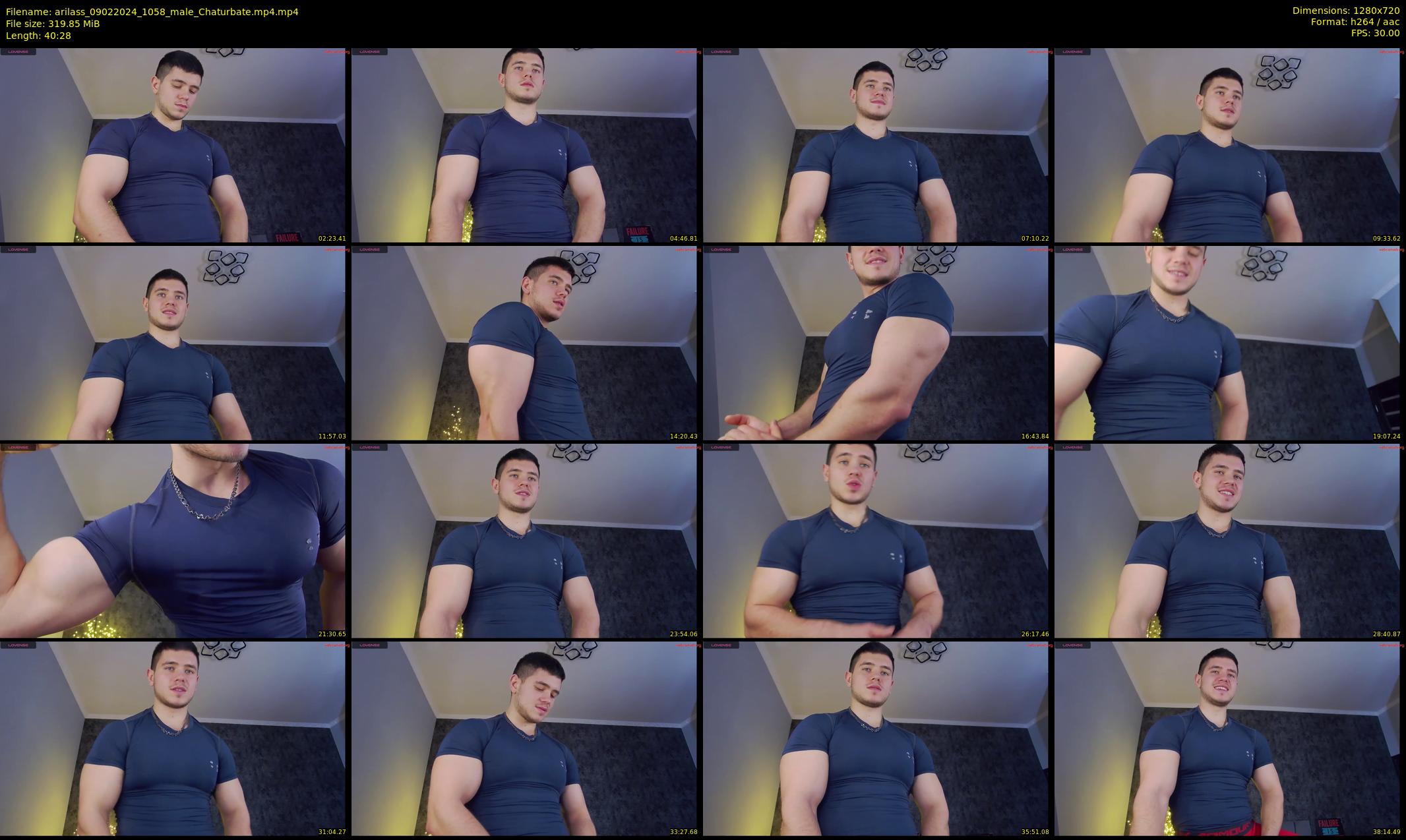 arilass — 41 minute Chaturbate male cam show recording, 720p, Feb 9, 2024