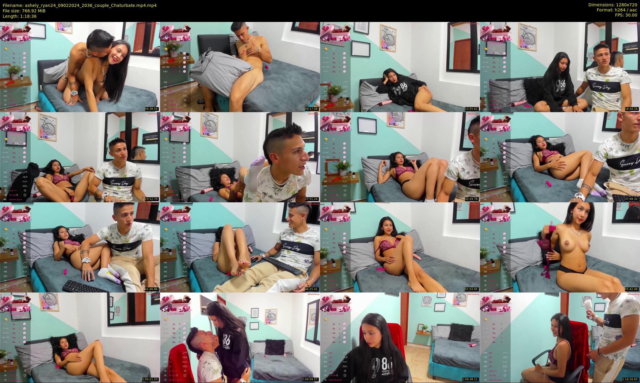 ashely_ryan24 — 79 minute Chaturbate couple cam show recording, 720p, Feb 9, 2024
