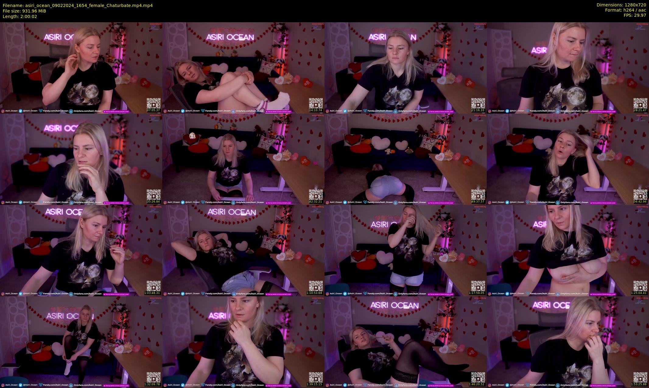asiri_ocean — 121 minute Chaturbate female cam show recording, 720p, Feb 9, 2024