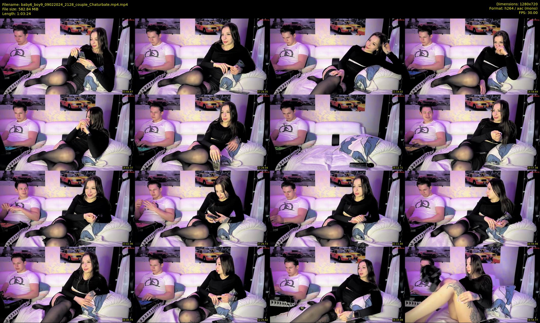 baby6_boy9 — 64 minute Chaturbate couple cam show recording, 720p, Feb 9, 2024