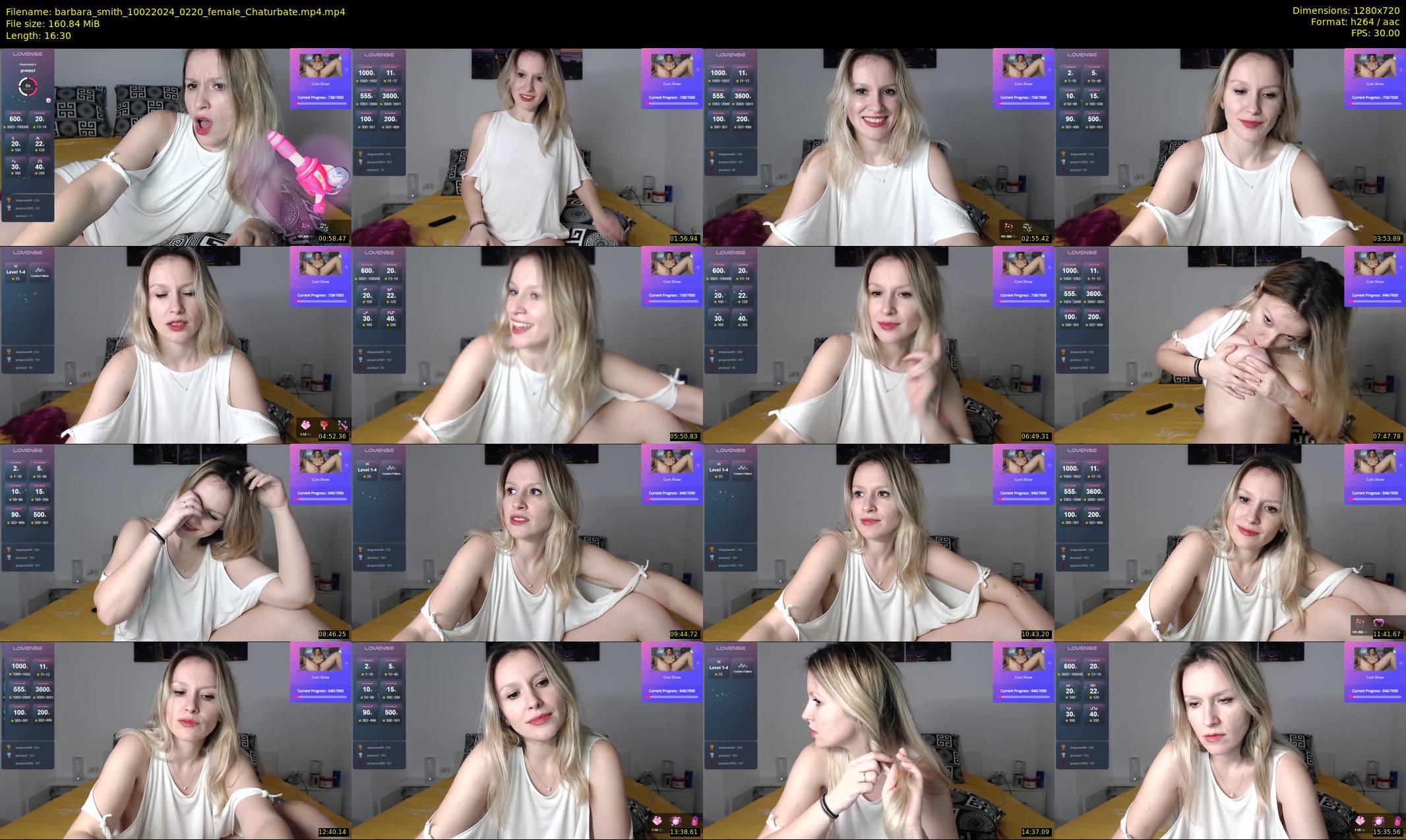 barbara_smith — 17 minute Chaturbate female cam show recording, 720p, Feb 10, 2024