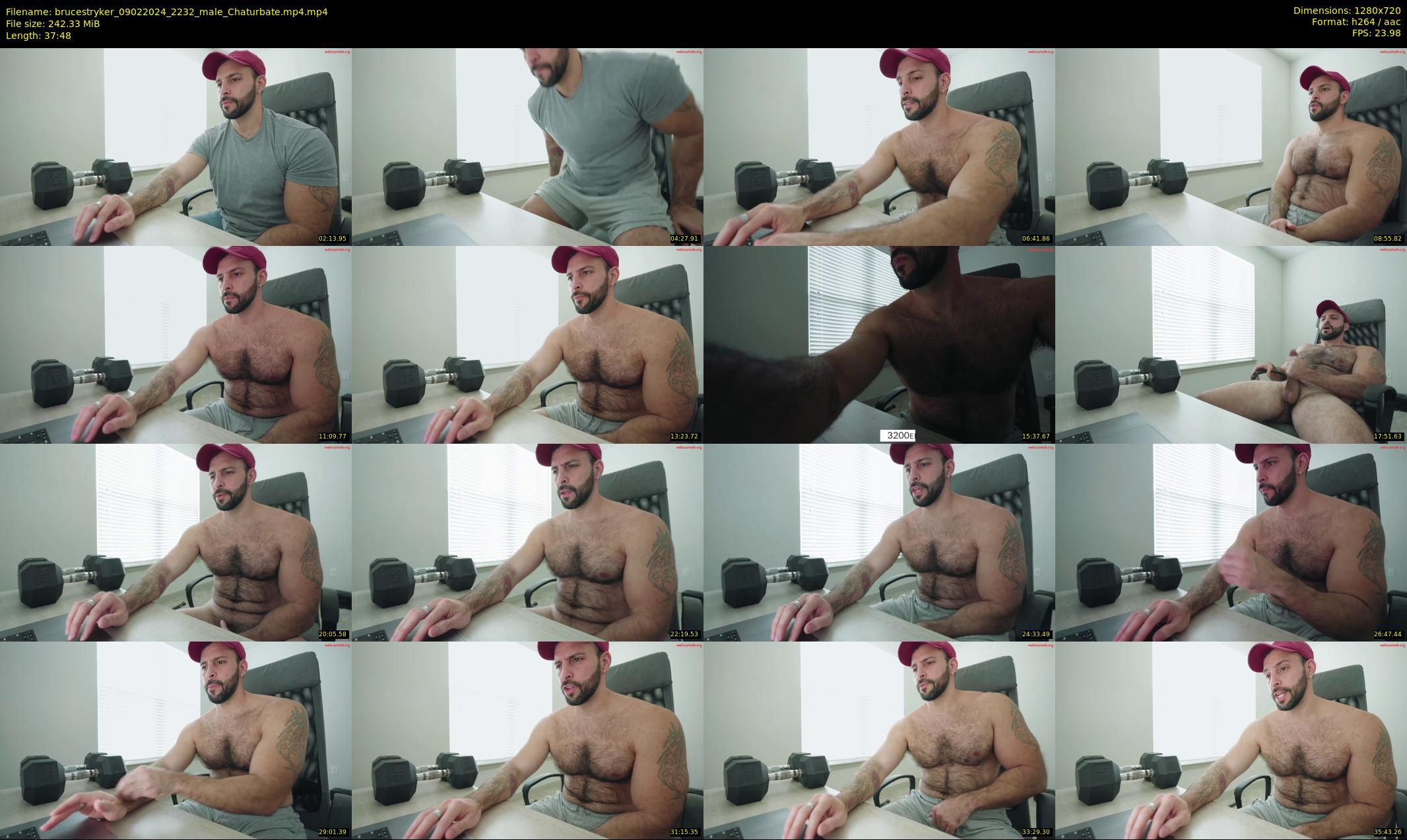brucestryker — 38 minute Chaturbate male cam show recording, 720p, Feb 9, 2024