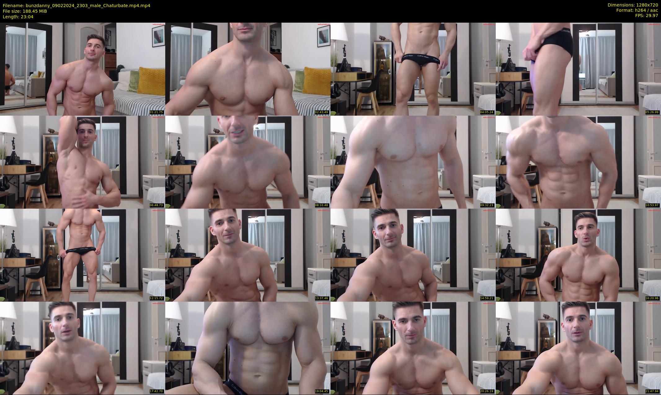 bunzdanny — 24 minute Chaturbate male cam show recording, 720p, Feb 9, 2024