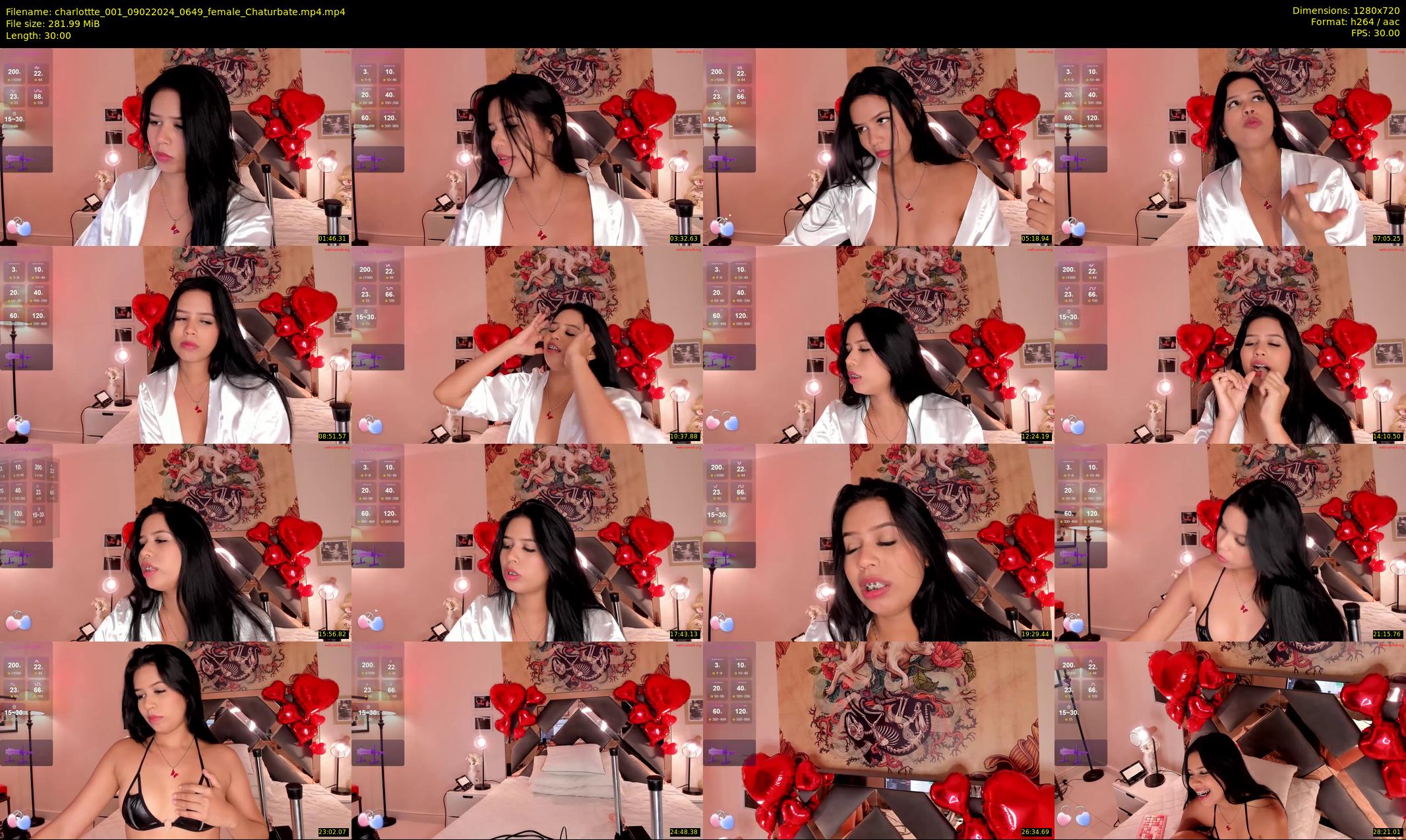 charlottte_001 — 30 minute Chaturbate female cam show recording, 720p, Feb 9, 2024