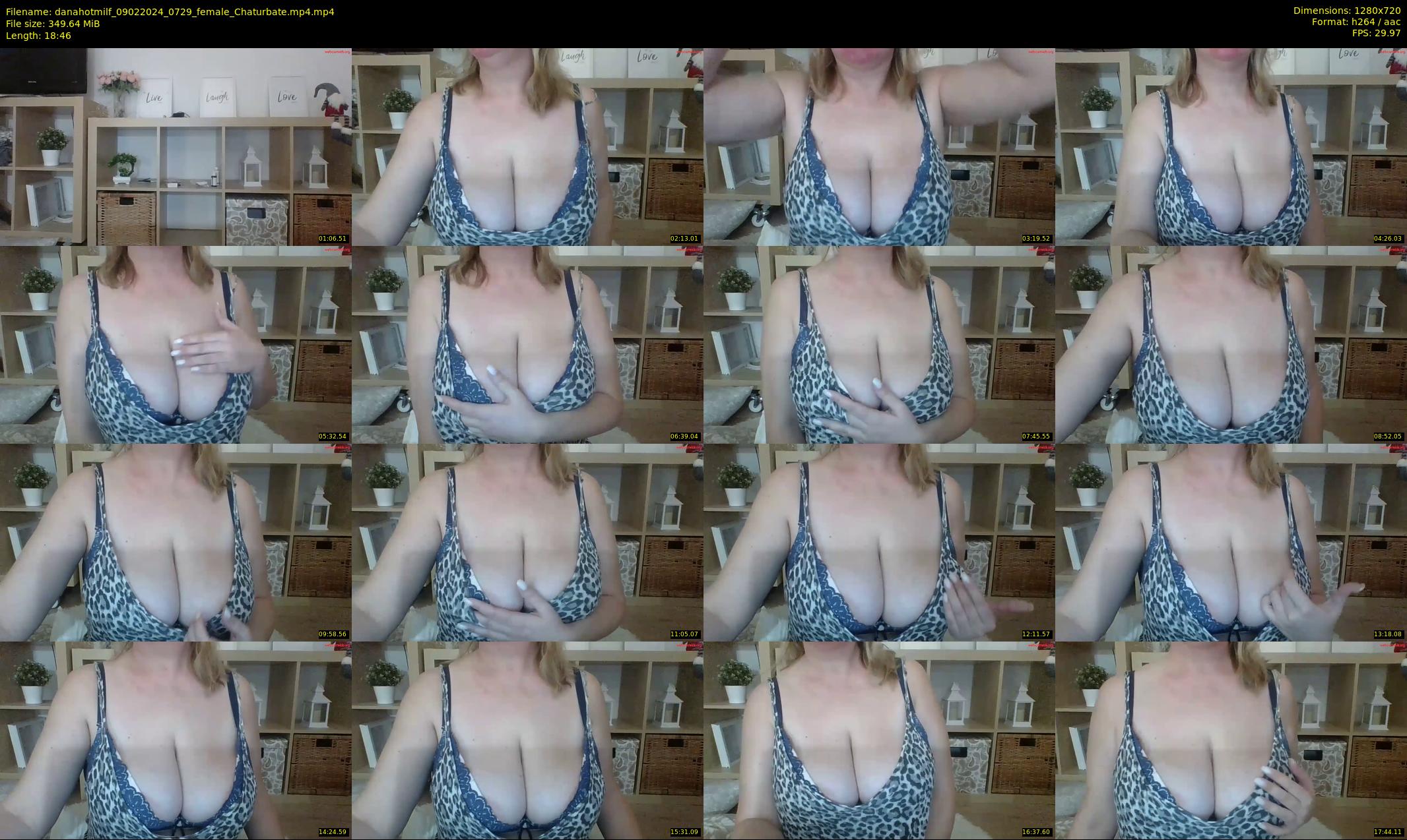 danahotmilf — 19 minute Chaturbate female cam show recording, 720p, Feb 9, 2024