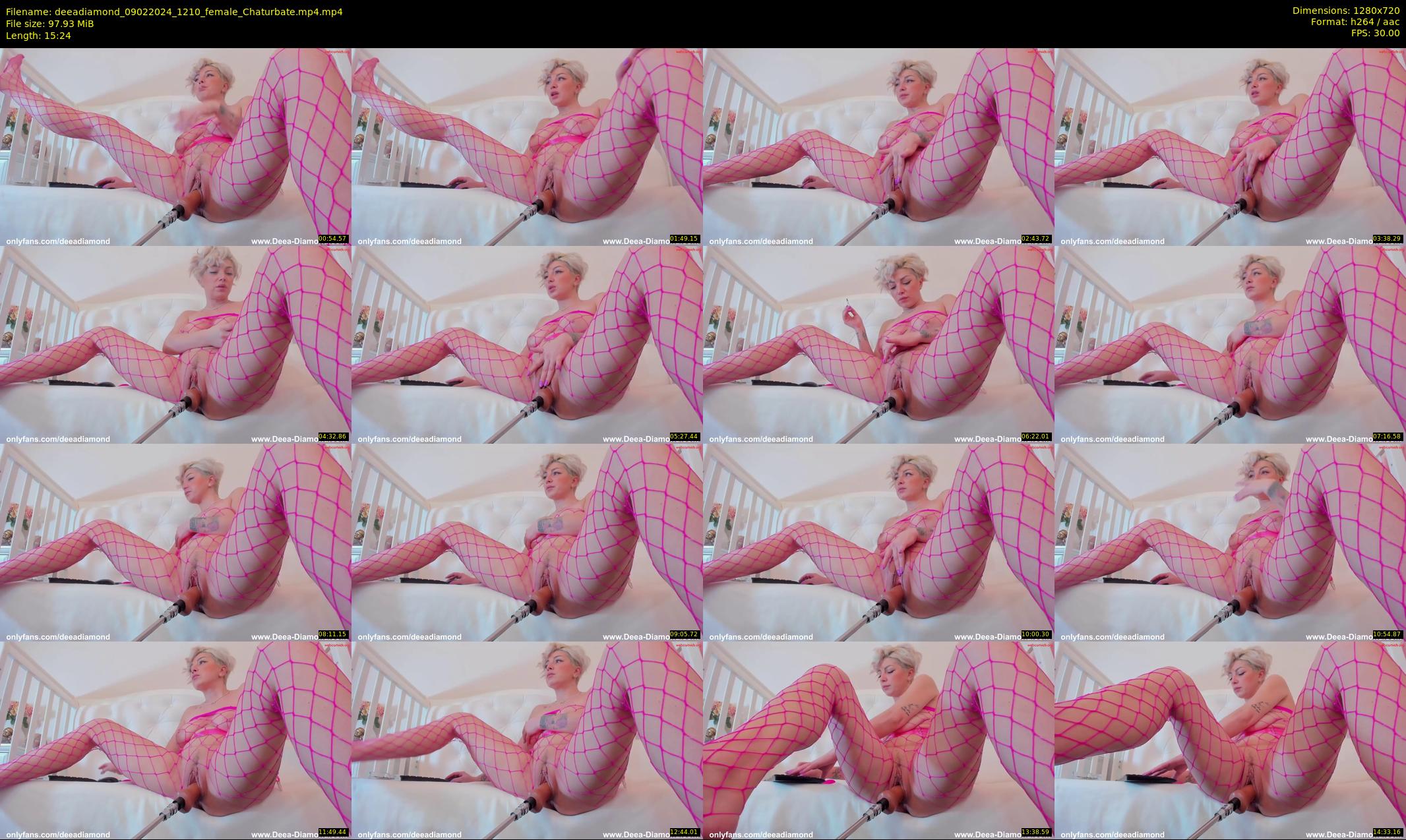 deeadiamond — 16 minute Chaturbate female cam show recording, 720p, Feb 9, 2024