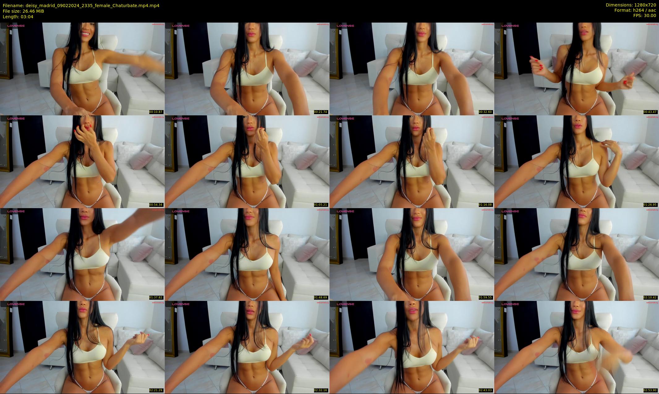 deisy_madrid — 4 minute Chaturbate female cam show recording, 720p, Feb 9, 2024