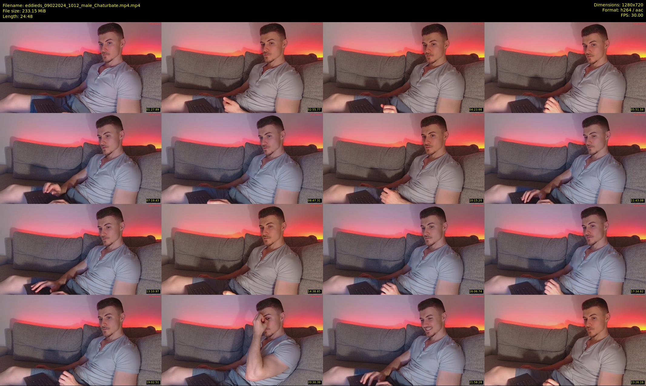eddieds — 25 minute Chaturbate male cam show recording, 720p, Feb 9, 2024