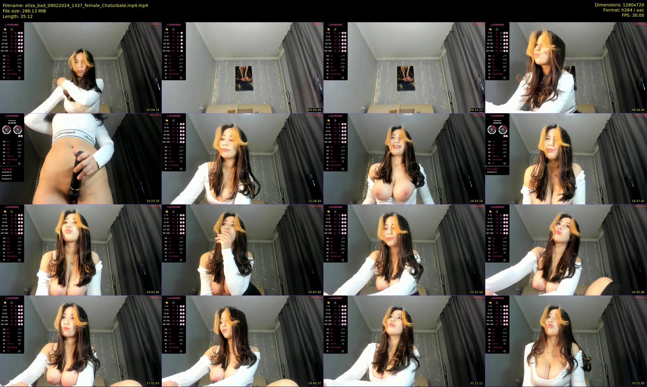 eliza_bad — 36 minute Chaturbate female cam show recording, 720p, Feb 9, 2024