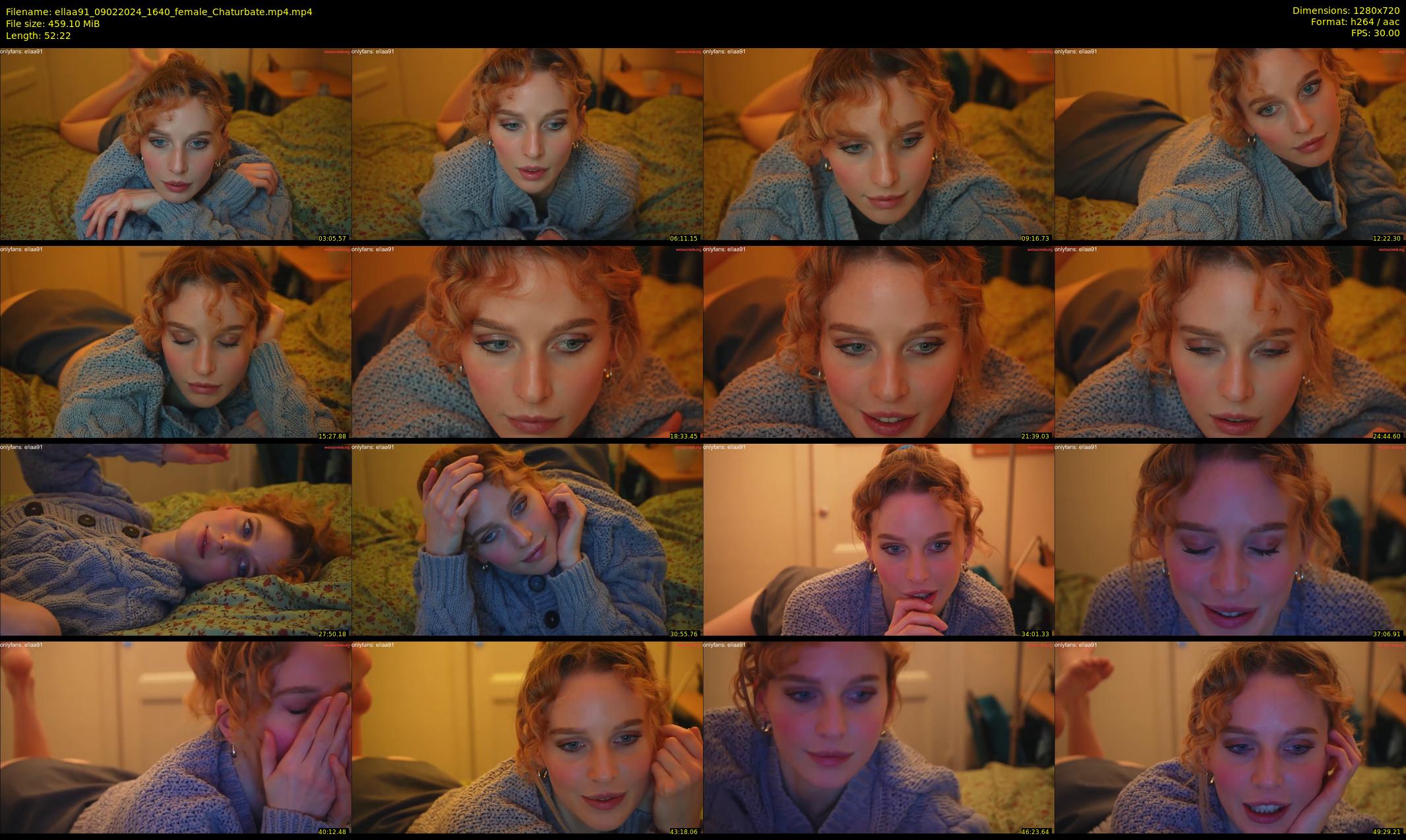 ellaa91 — 53 minute Chaturbate female cam show recording, 720p, Feb 9, 2024