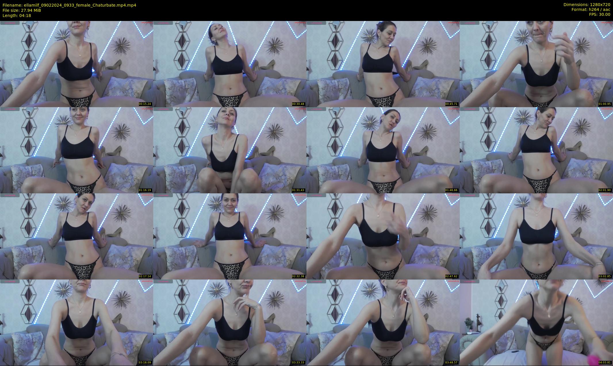 ellamilf — 5 minute Chaturbate female cam show recording, 720p, Feb 9, 2024