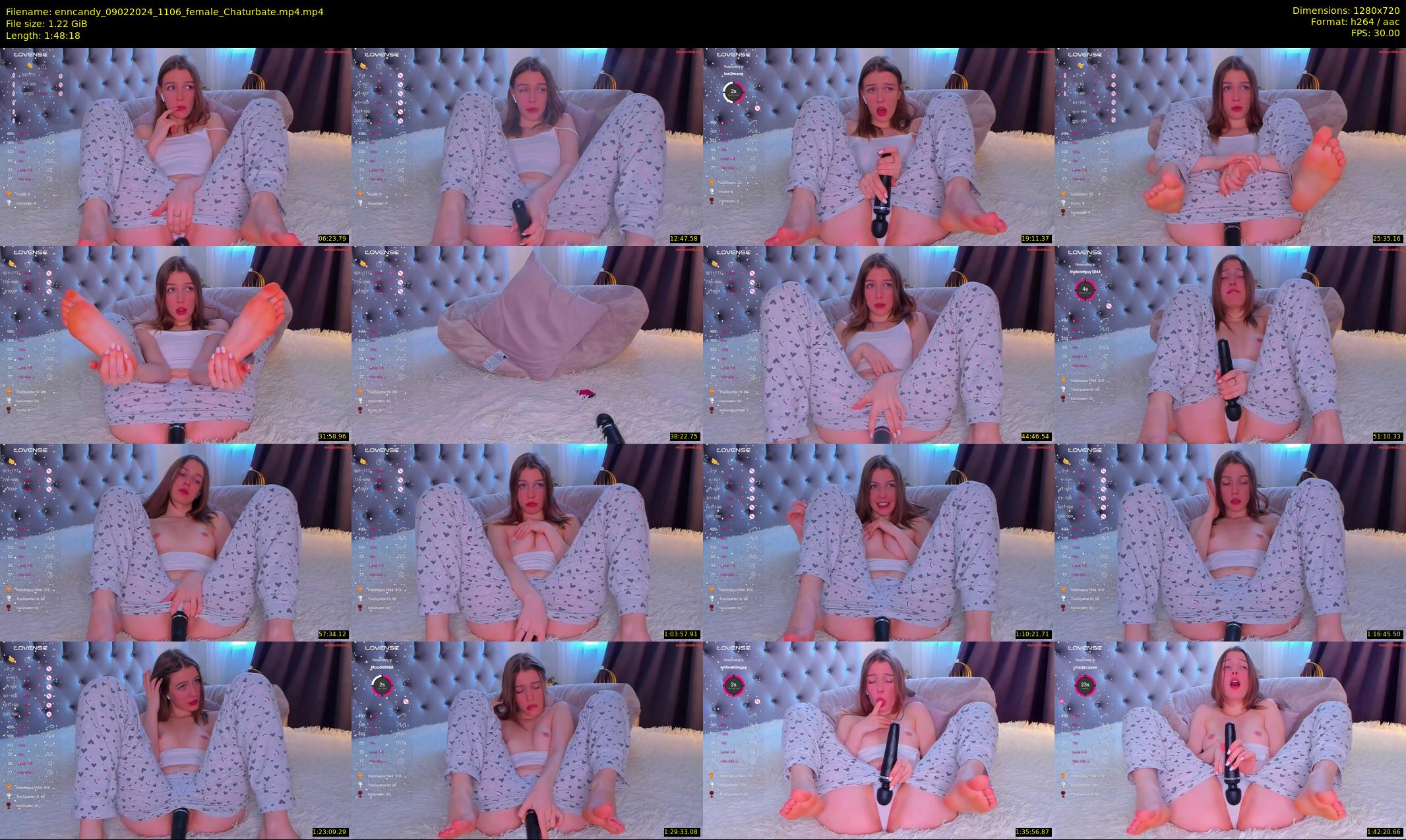 enncandy — 109 minute Chaturbate female cam show recording, 720p, Feb 9, 2024