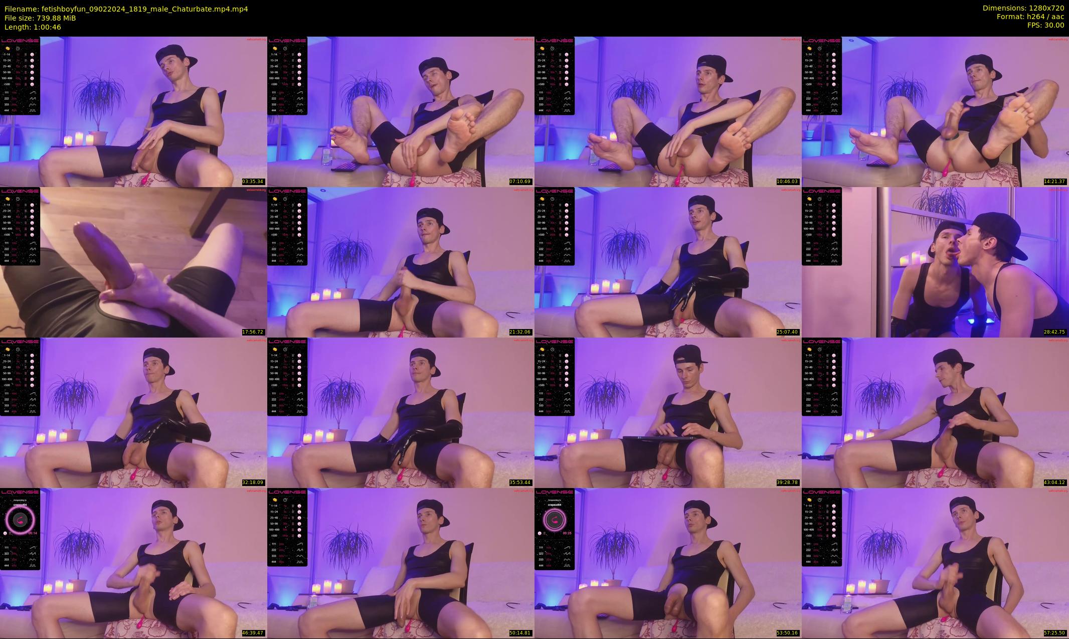 fetishboyfun — 61 minute Chaturbate male cam show recording, 720p, Feb 9, 2024