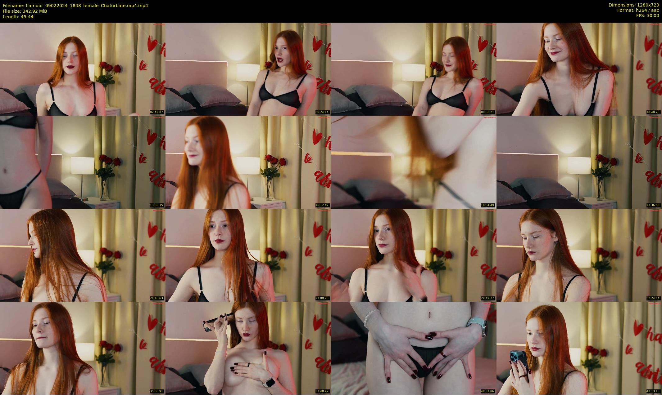 fiamoor — 46 minute Chaturbate female cam show recording, 720p, Feb 9, 2024