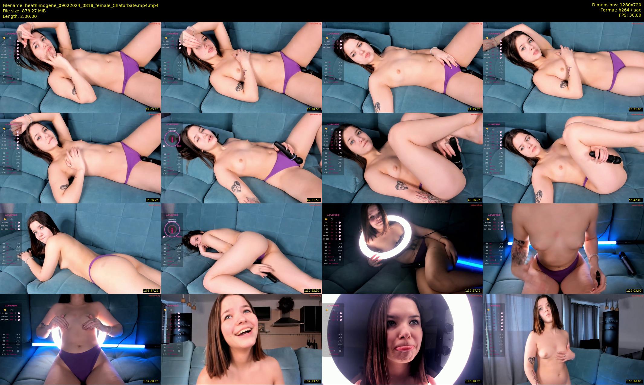 heathimogene — 120 minute Chaturbate female cam show recording, 720p, Feb 9, 2024