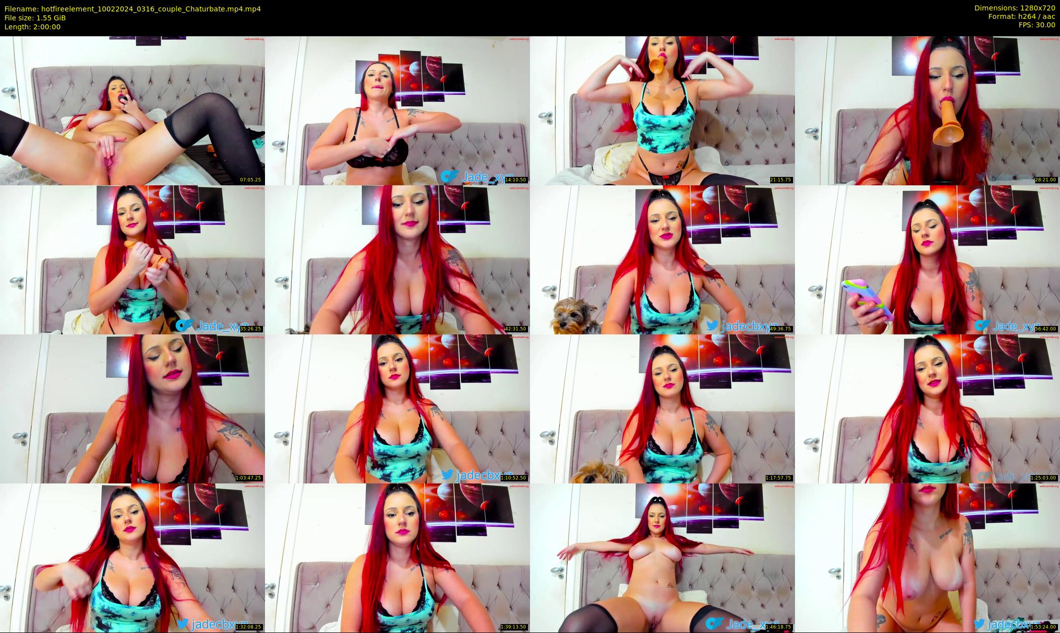 hotfireelement — 120 minute Chaturbate couple cam show recording, 720p, Feb 10, 2024